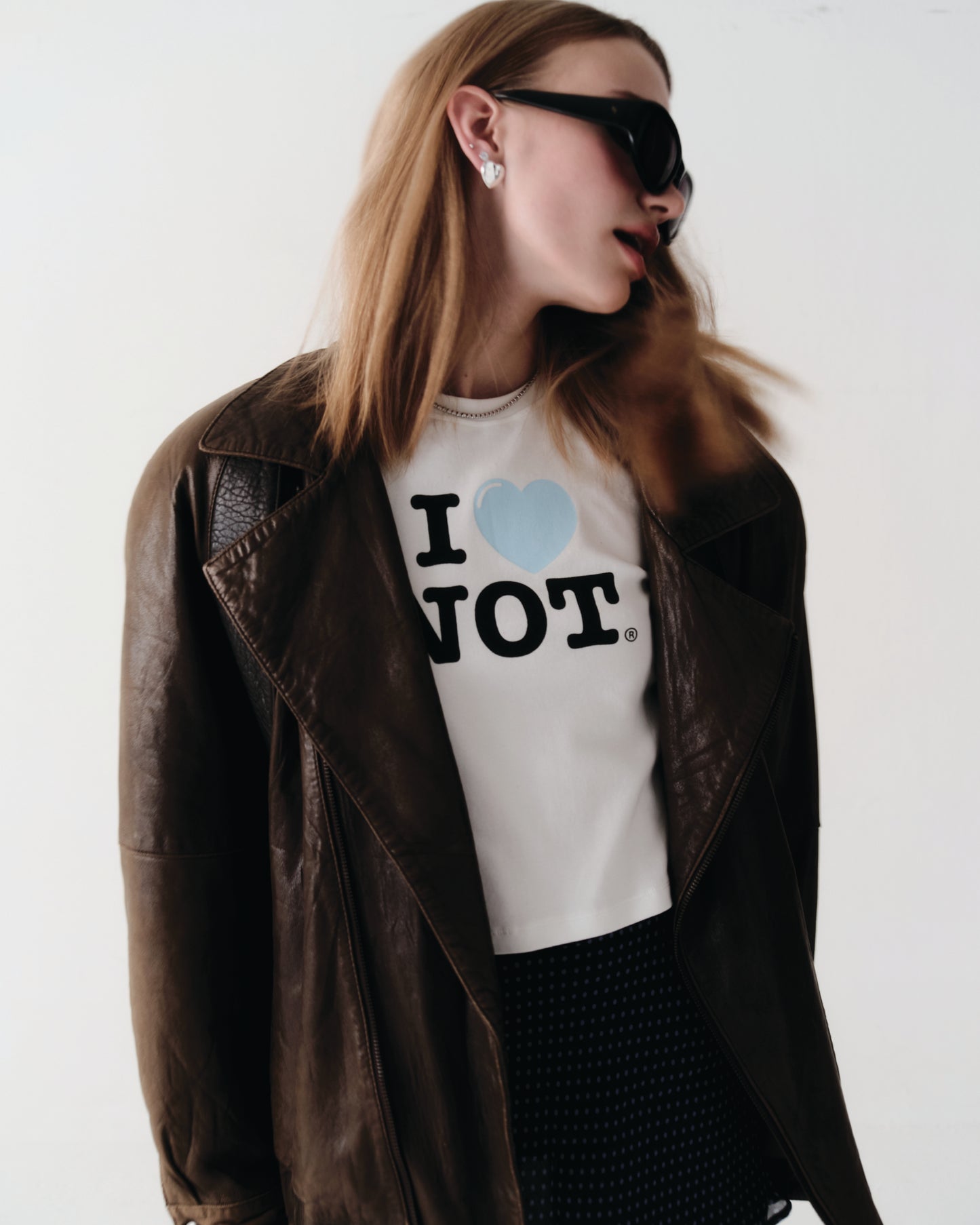 imnot tee - Classic ptint in baby blue