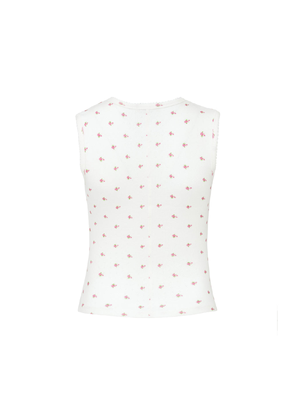 THE SLEEVELESS TOP - pink rose sugar