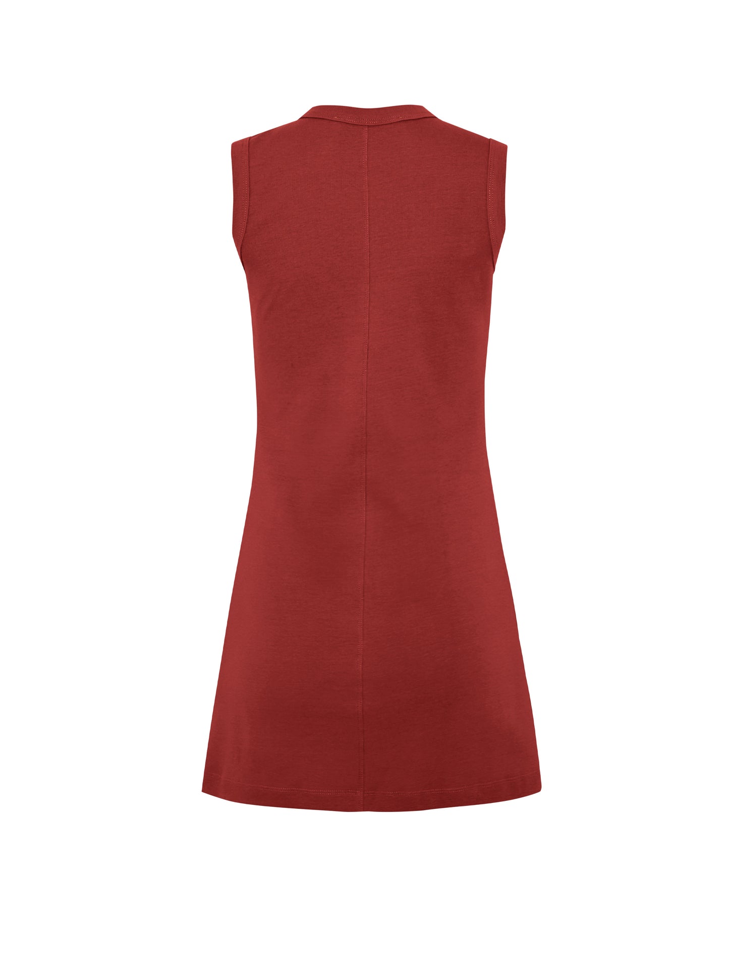 Sleeveless classic mini dress - Sorbet
