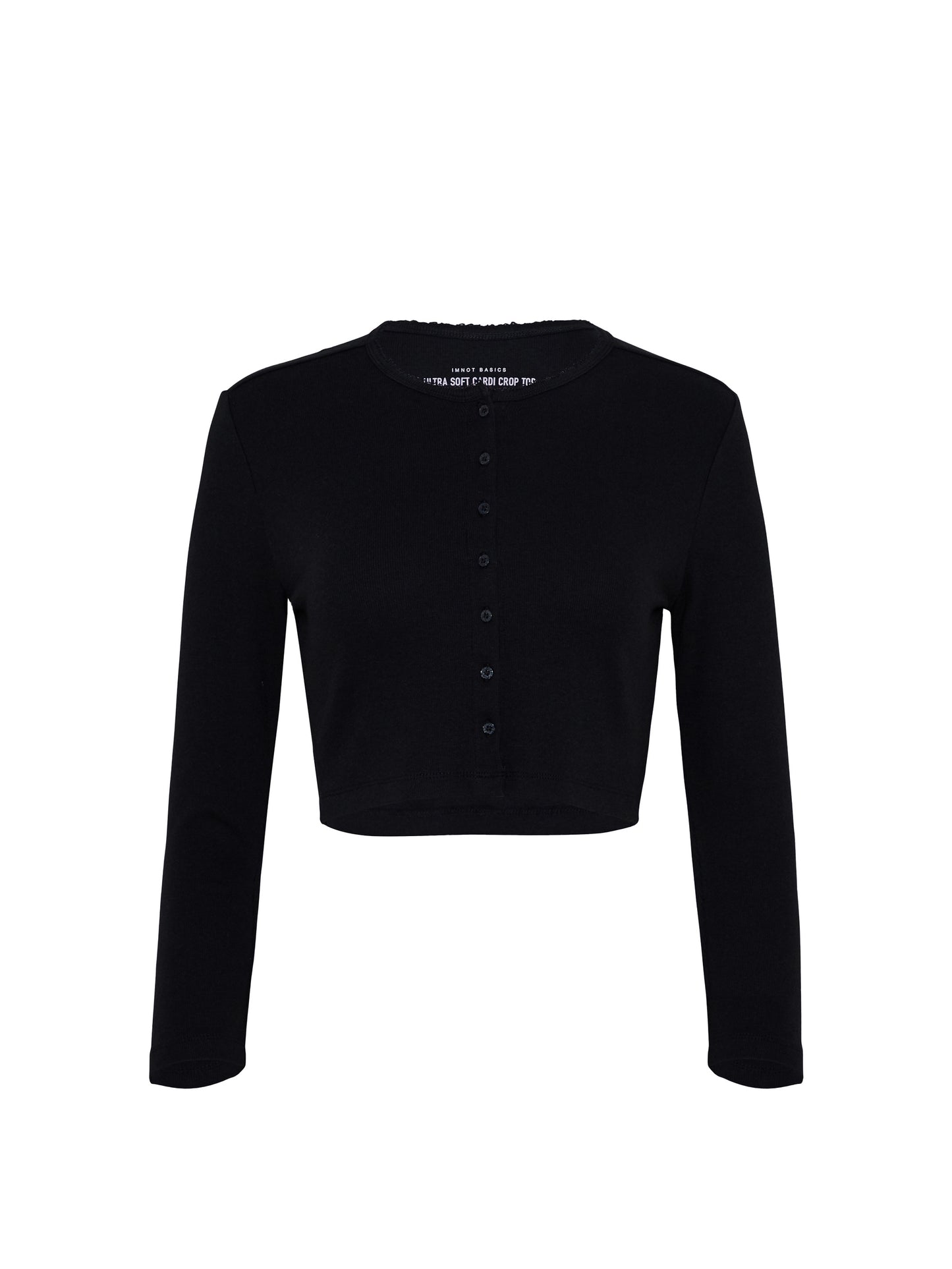 Cardi crop top - Black