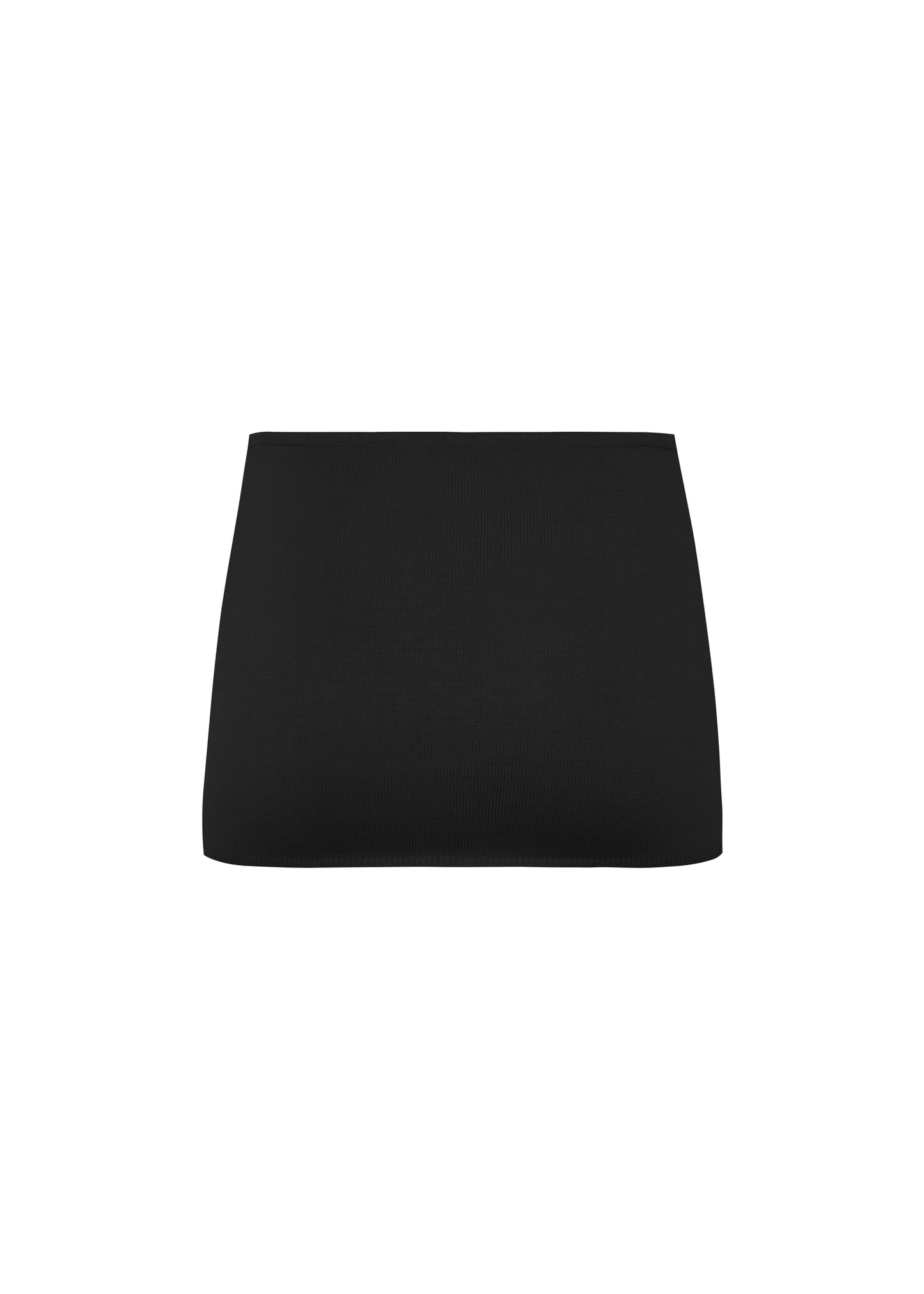 Knit Mini Skirt with Emoji Cut-Outs - Yoru