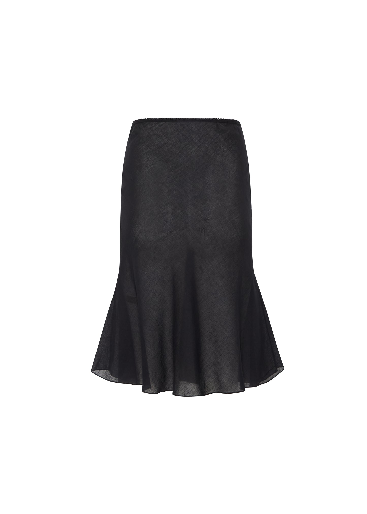 breeze cotton skirt - charcoal