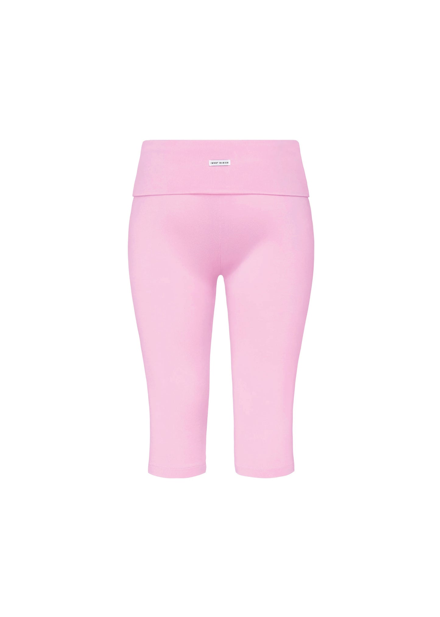 JERSEY FOLDOVER CAPRI LEGGINGS - Pretty pink