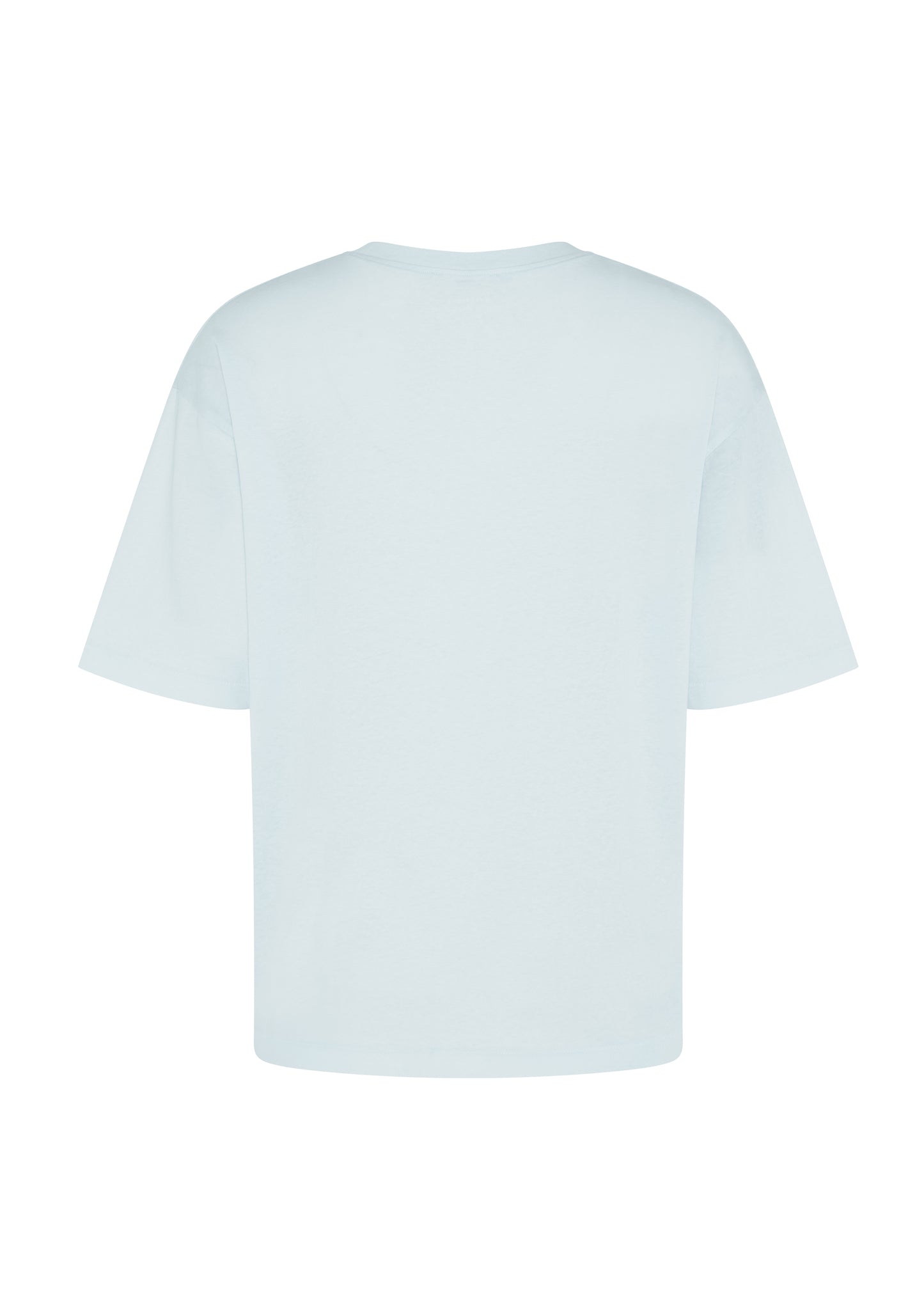 OVERSIZED SUMMER GRAPHIC T-SHIRT - BABY BLUE