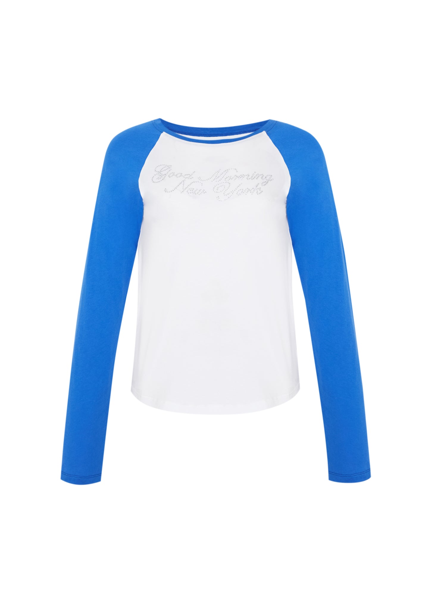 basic raglan long-sleeve tee - good morning new york
