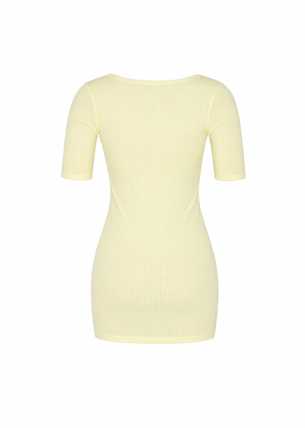 THE CLASSIC REVERSIBLE MINI DRESS - Butter milk