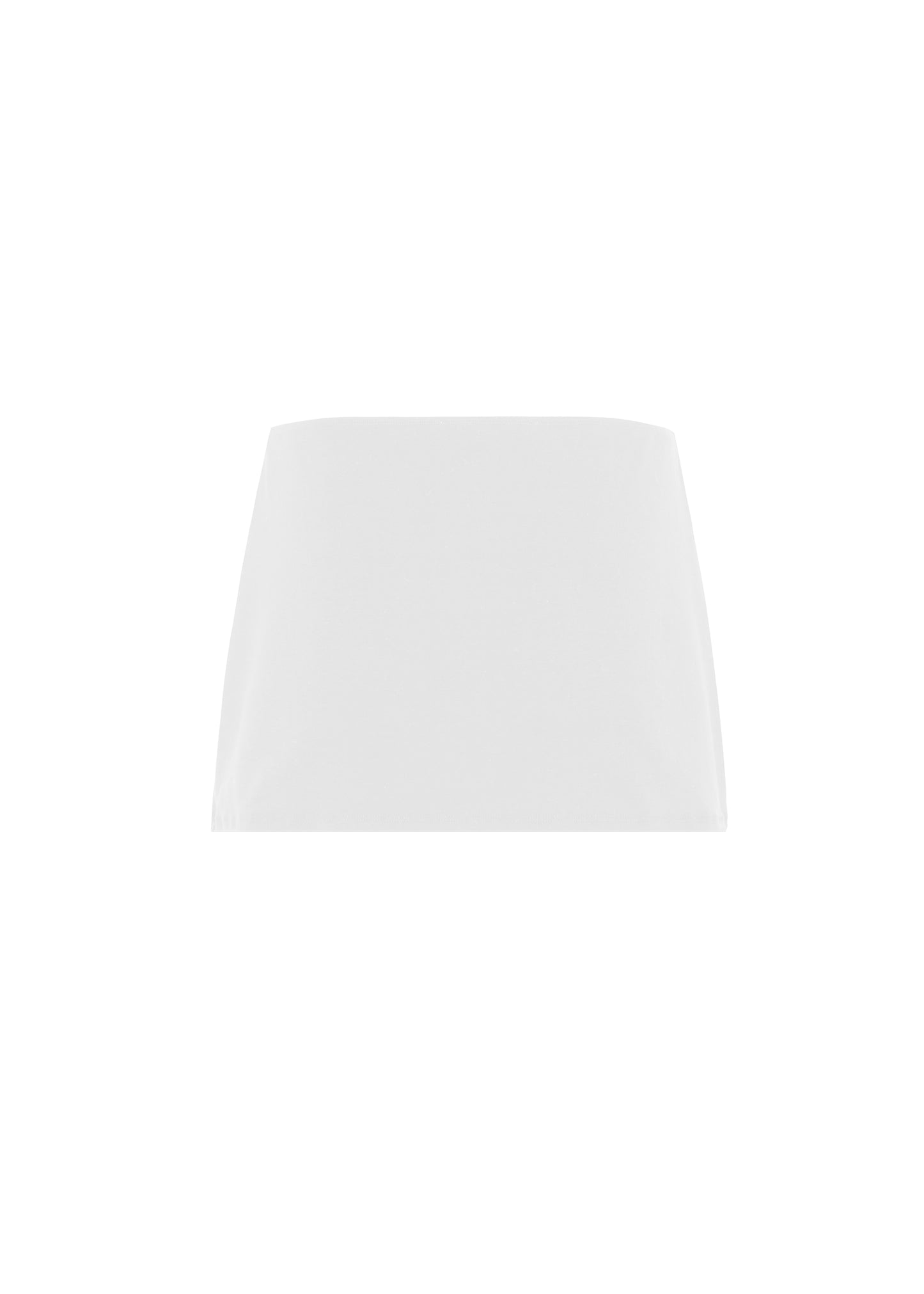 Basic Mini Skirt in White