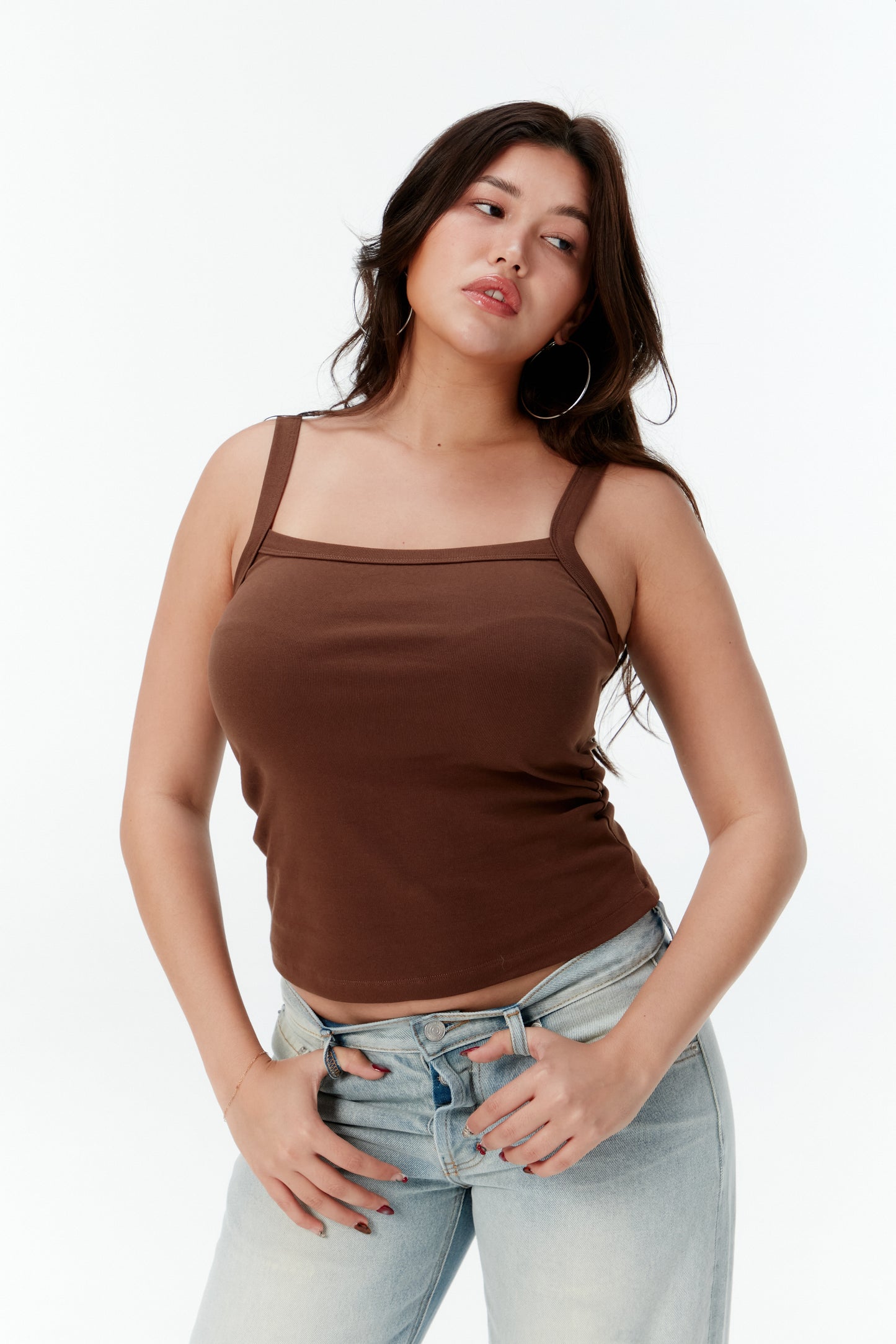 IMNOT BASIC CLASSIC CAMI TOP - TIRAMISU