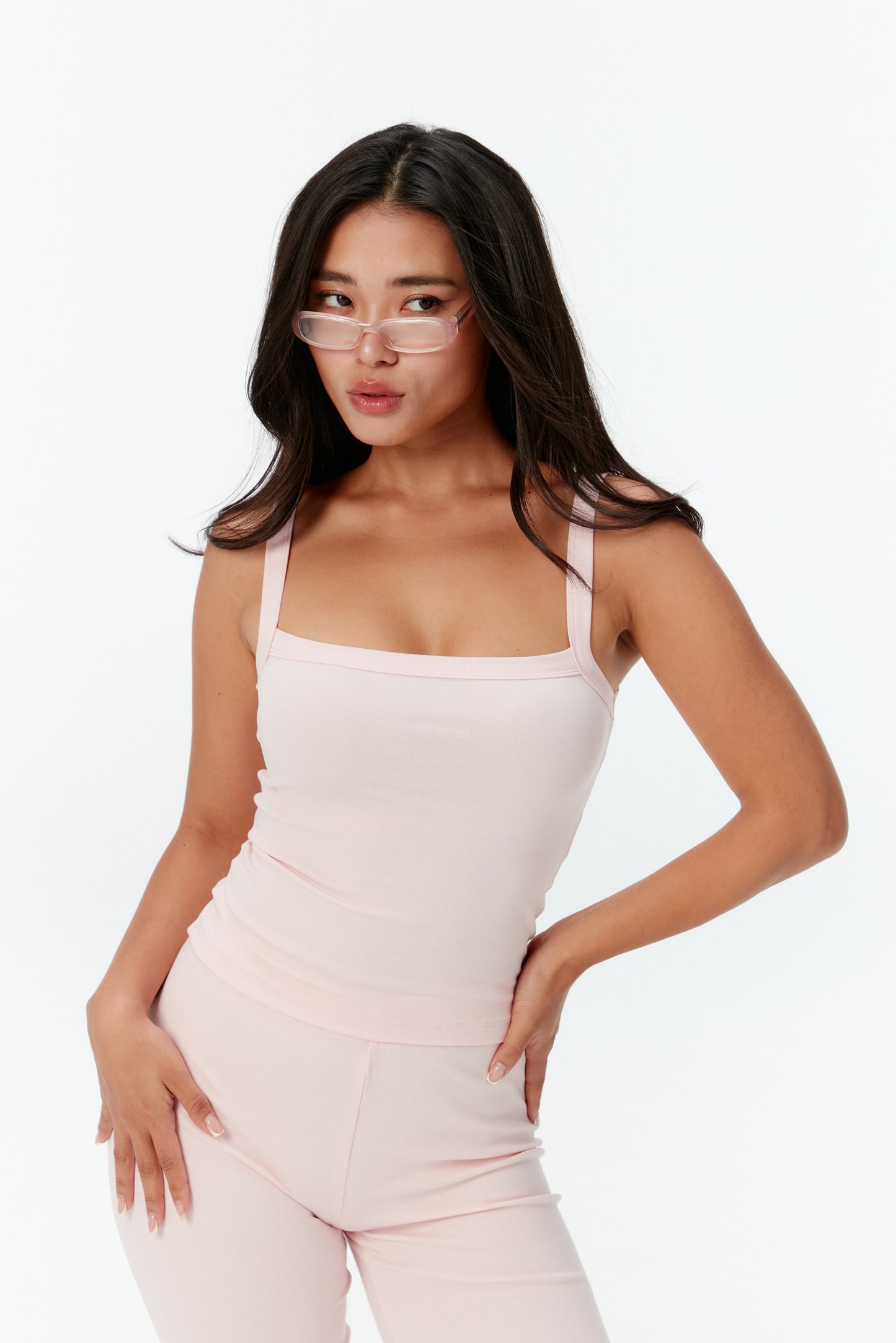 IMNOT BASIC CLASSIC CAMI TOP - BALLET PINK