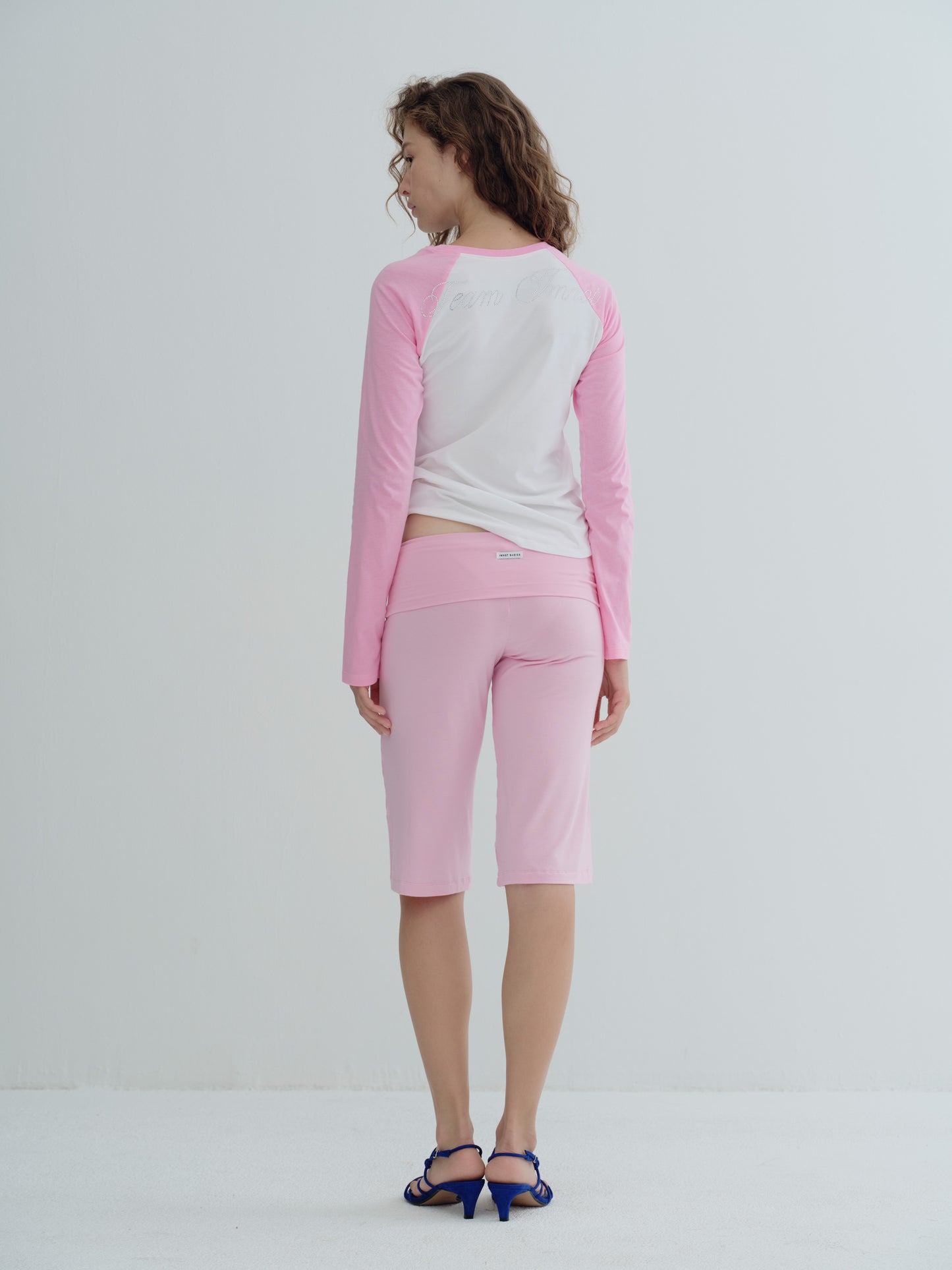 basic raglan long-sleeve tee - Team Imnot