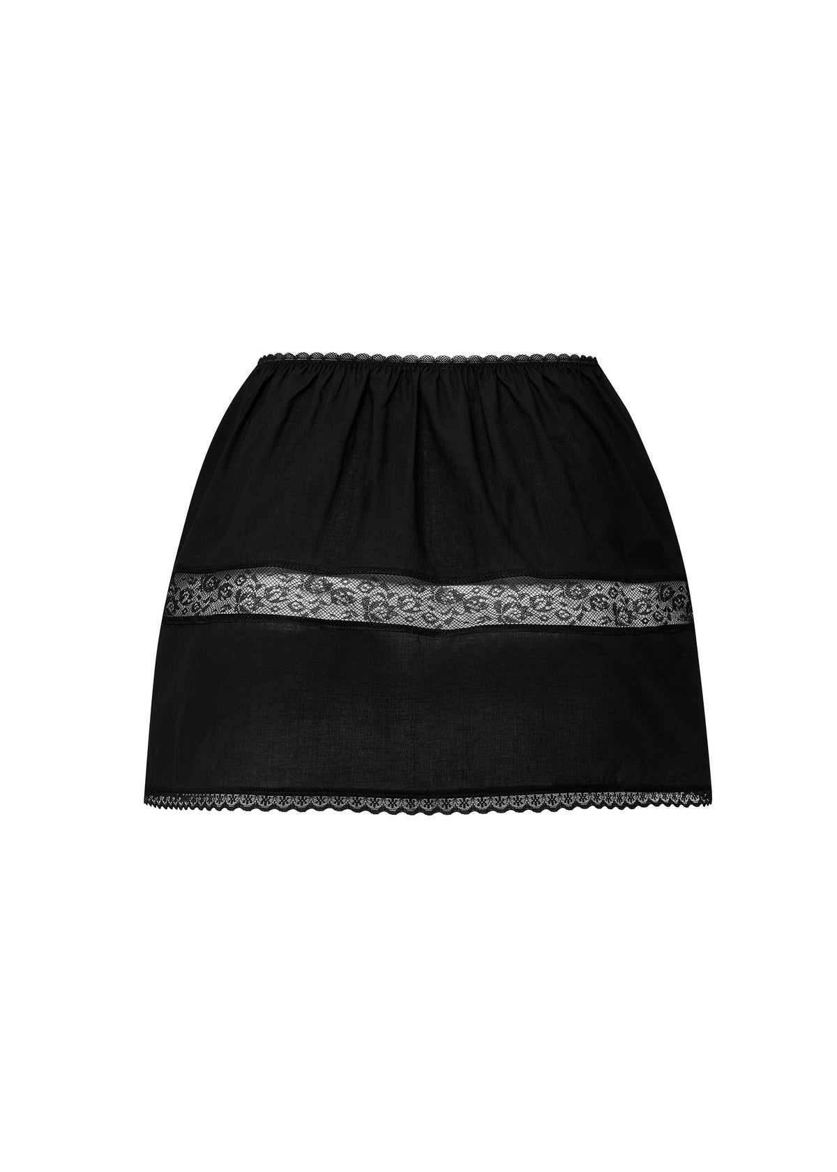 The Blooming classic mini skirt - Black