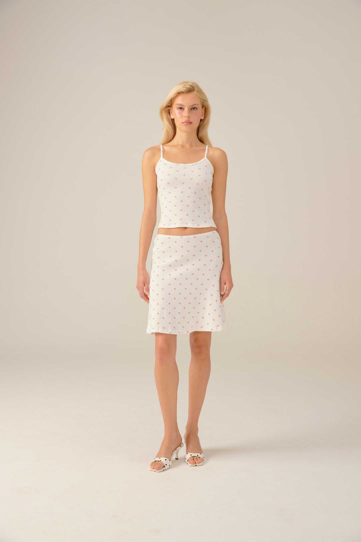 THE CLASSIC CAMI TOP - pink rose sugar