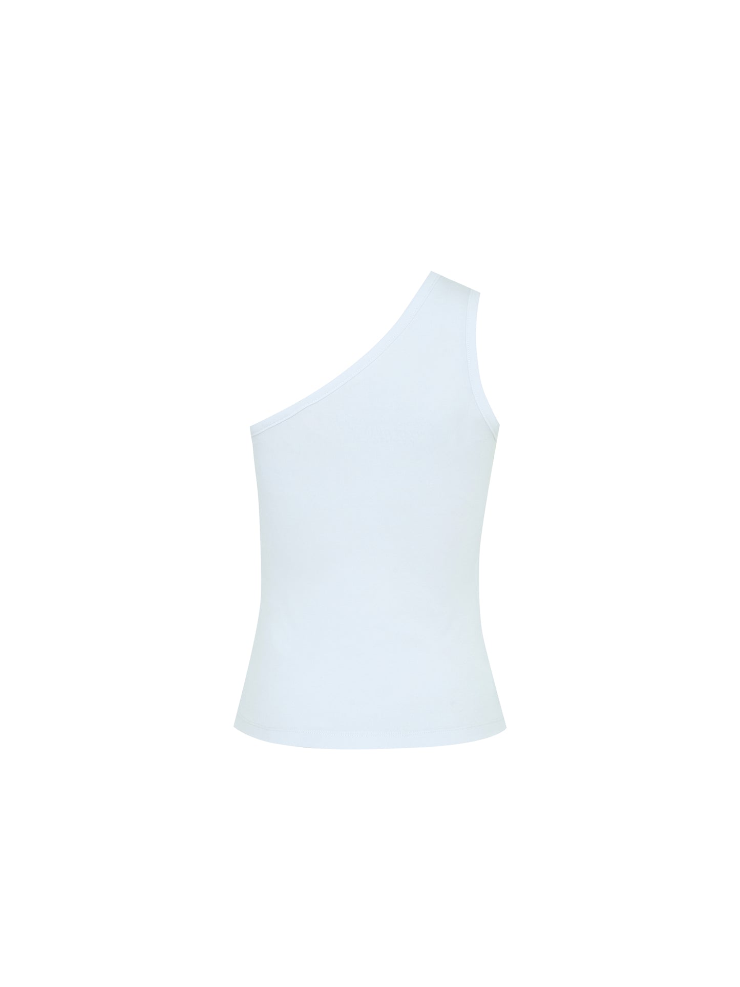 70s one shoulder top - Sea salt