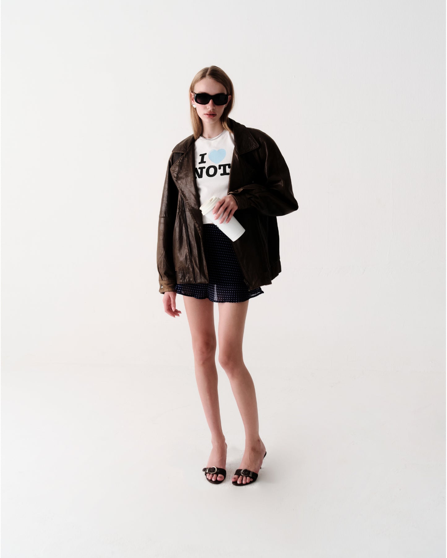 imnot tee - Classic ptint in baby blue