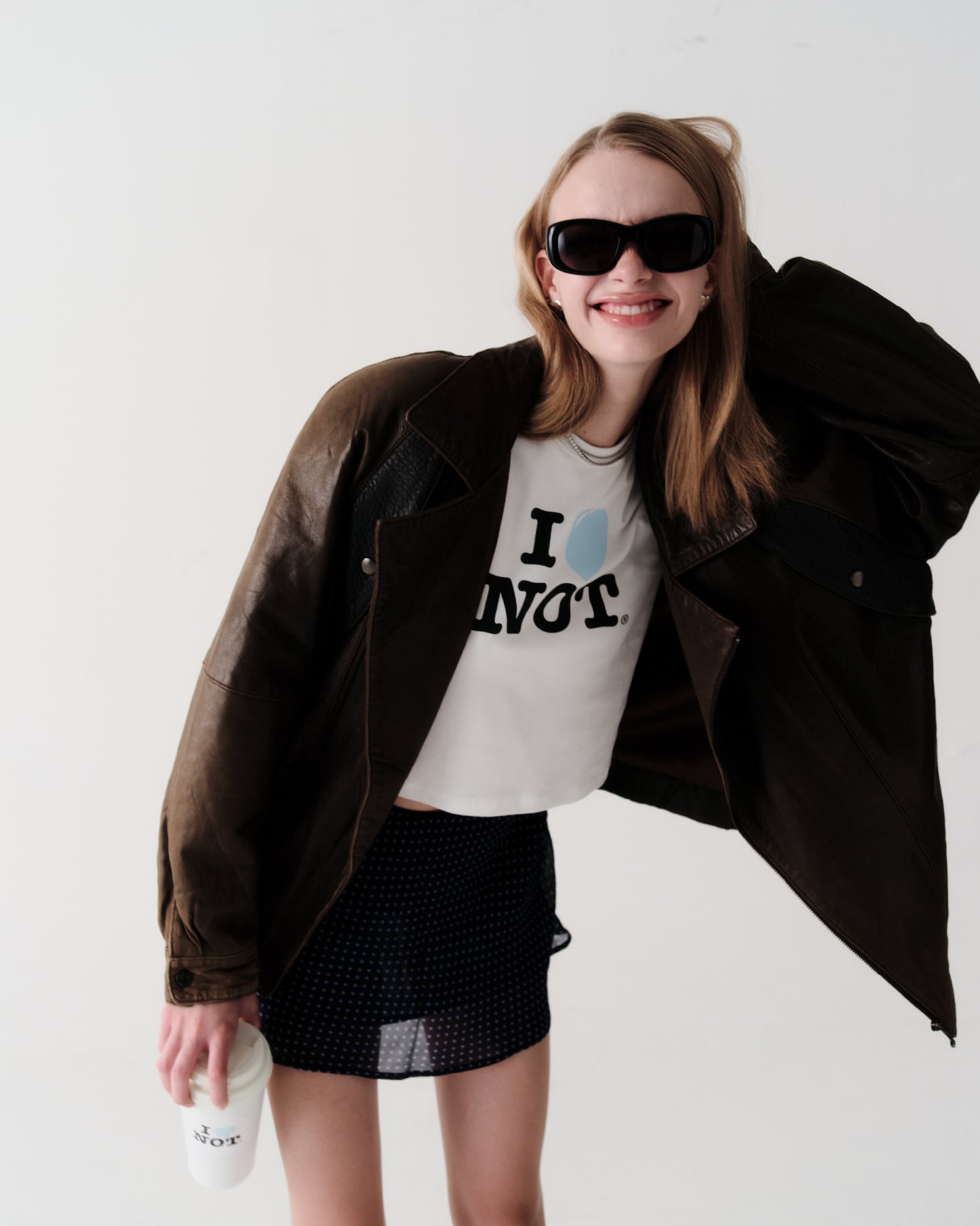 imnot tee - Classic ptint in baby blue