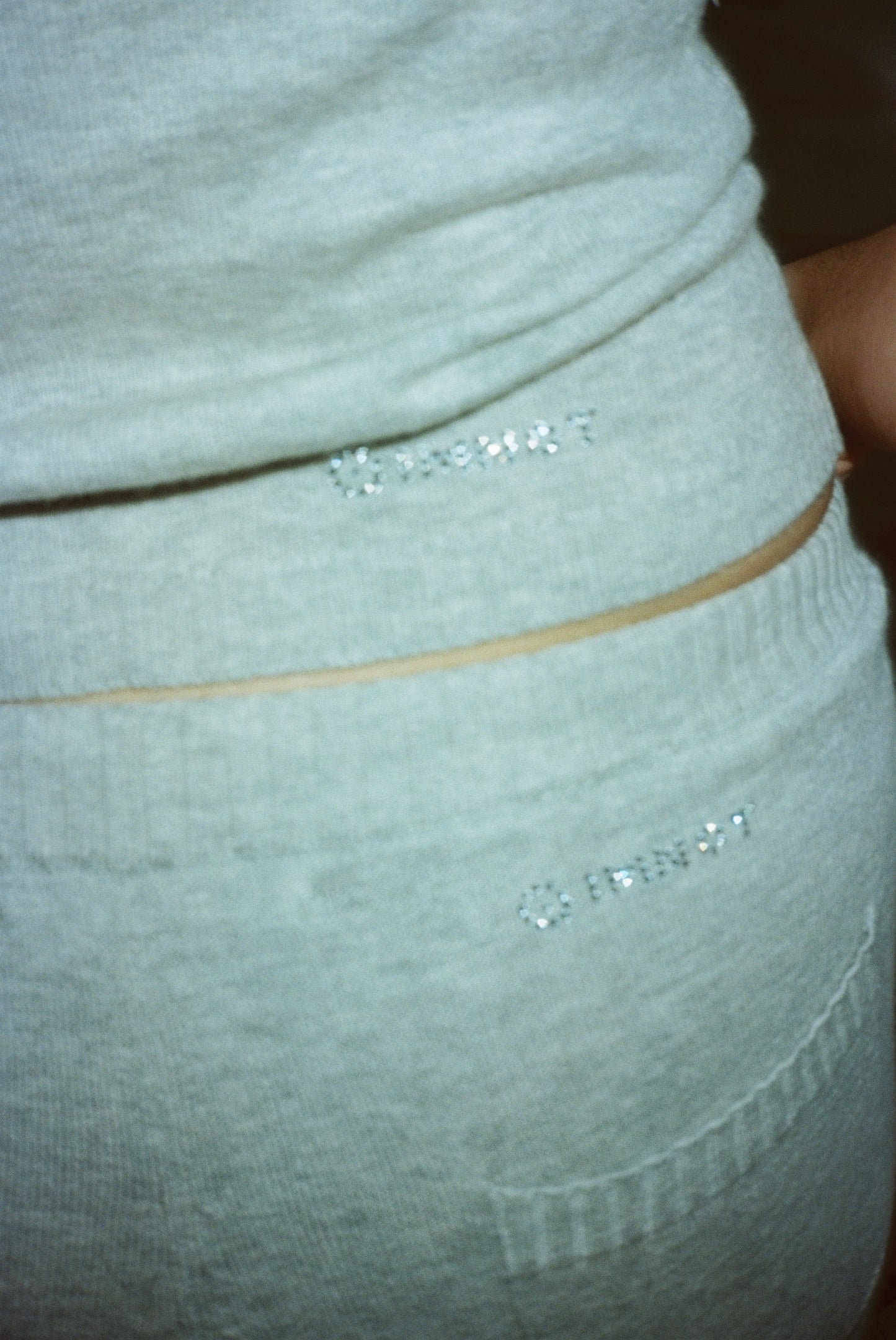 COZY KNIT PANTS- soft gray