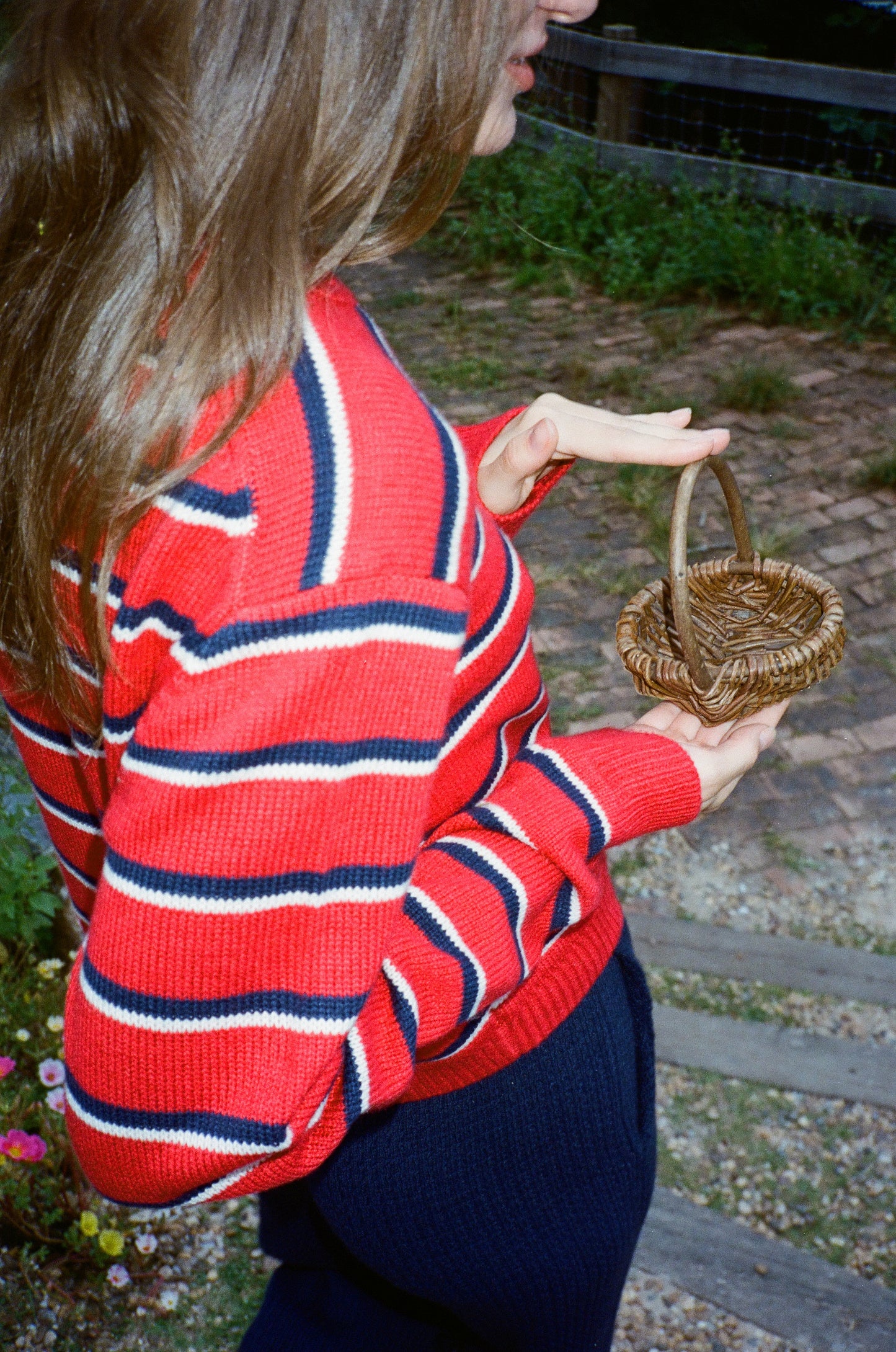 The cropped sweater - Berry parfait