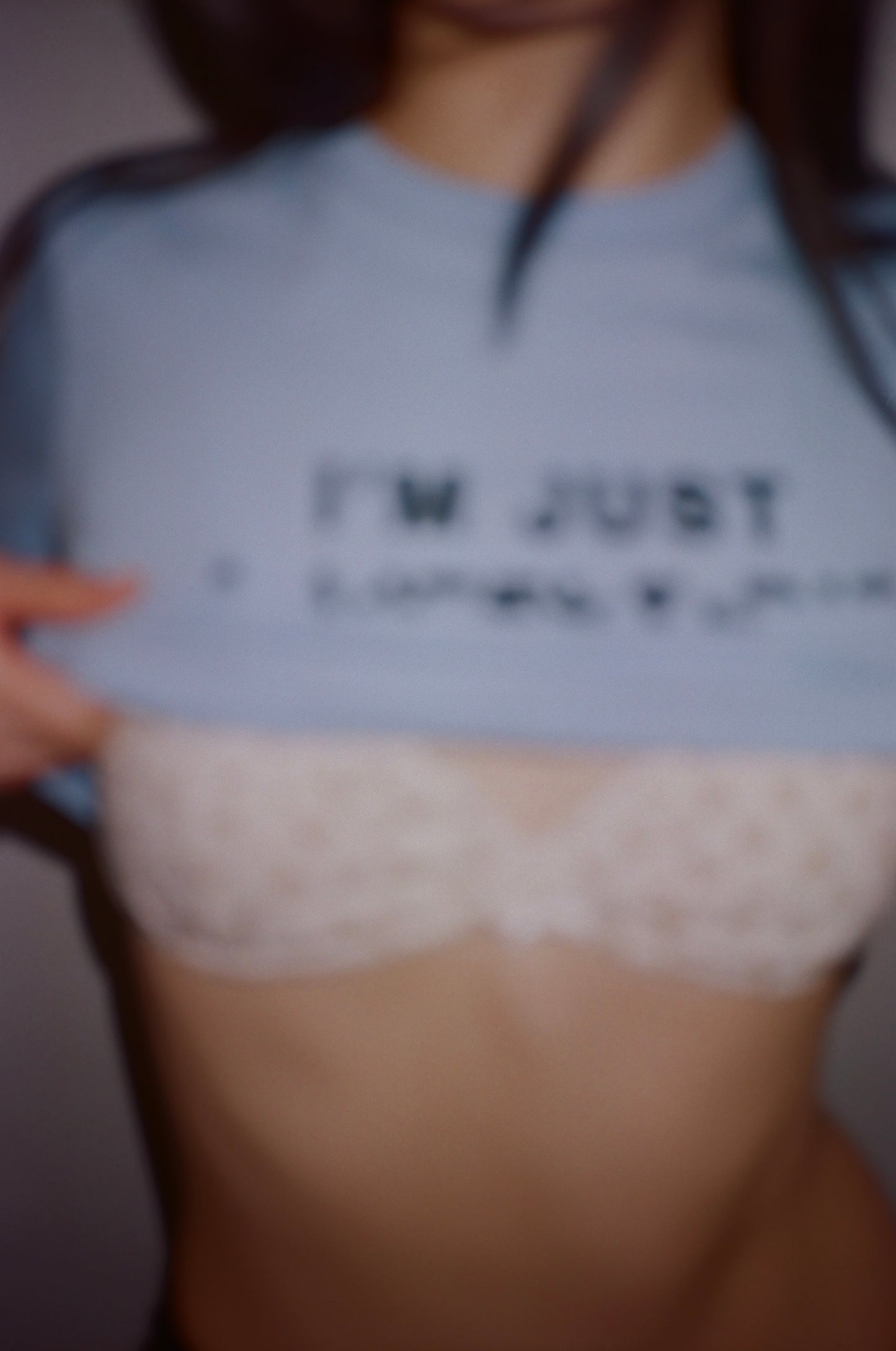 A LITTLE BIT IN LOVE TEE in MILK BLUE