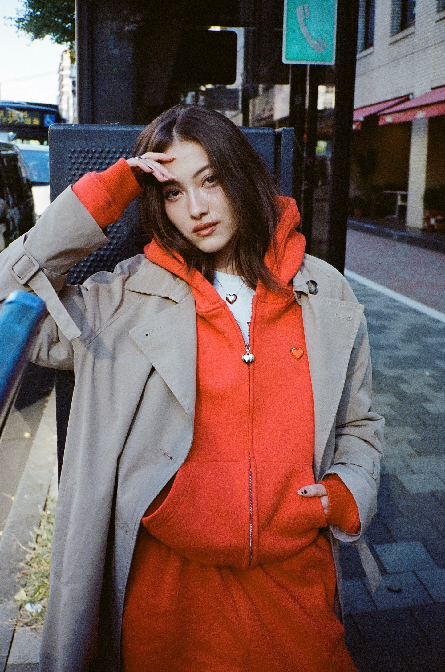 CLASSIC CROPPED FLEECE HOODIE - CANDY