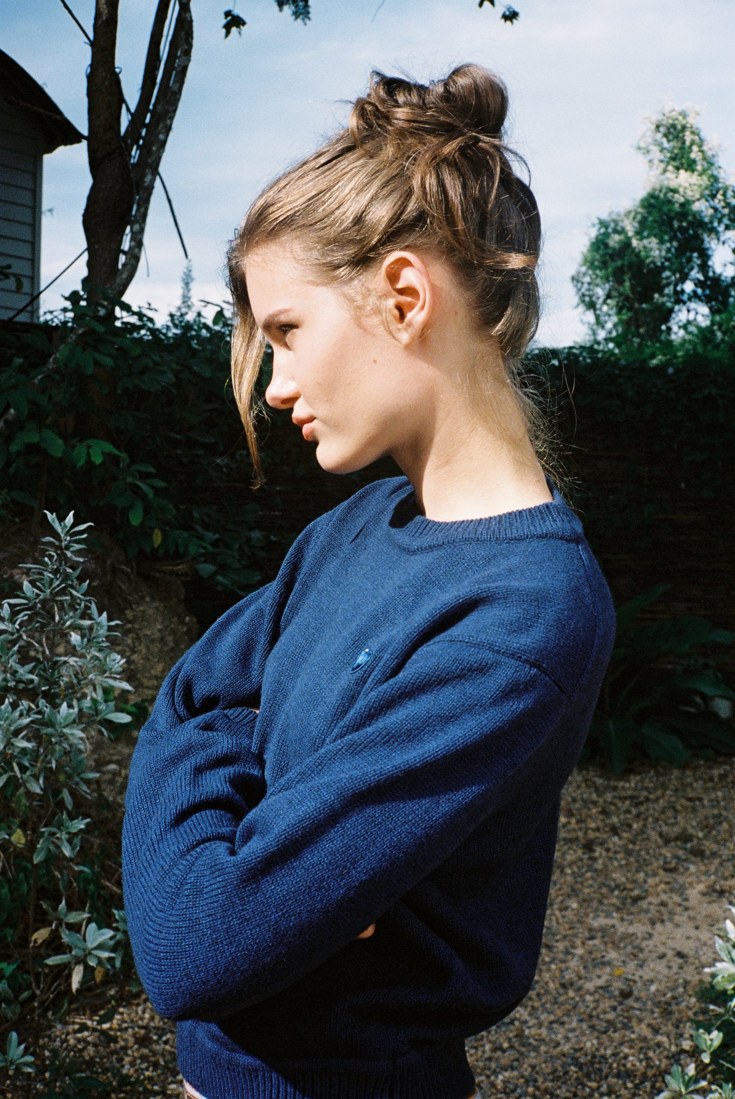 The cropped sweater - Blue moon