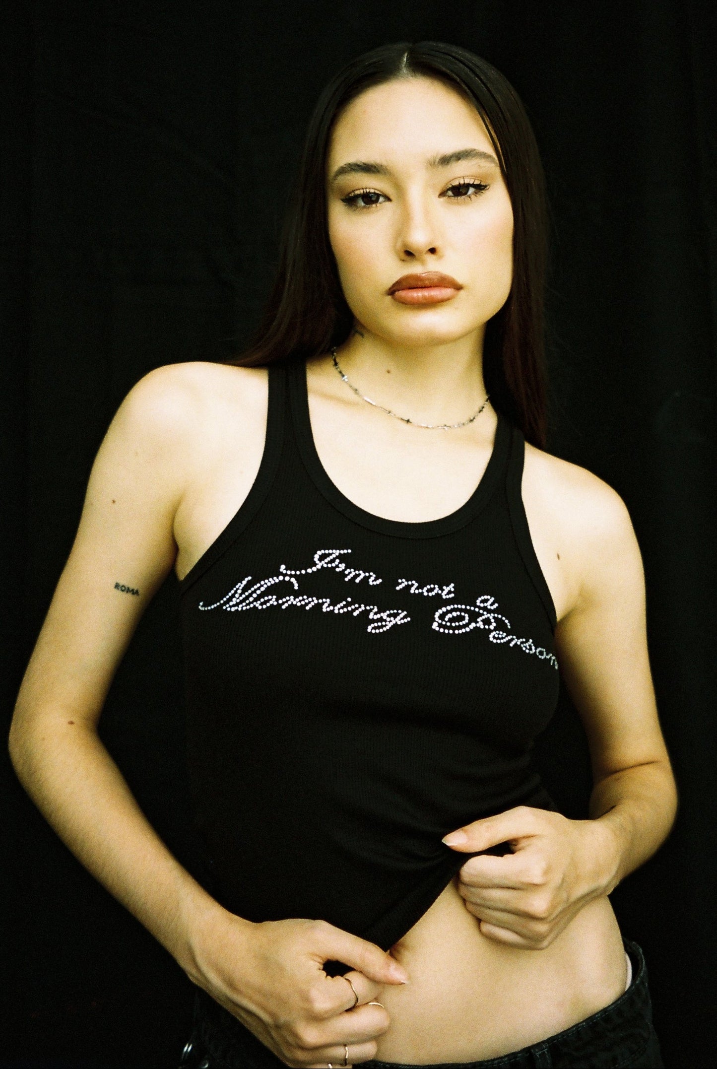 Bling Bling Tank - Black