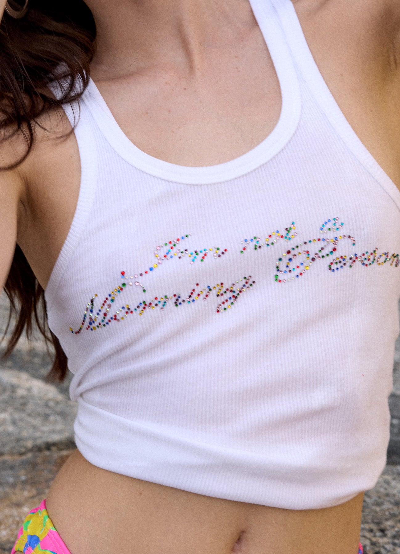 Bling Bling Tank - Rainbow