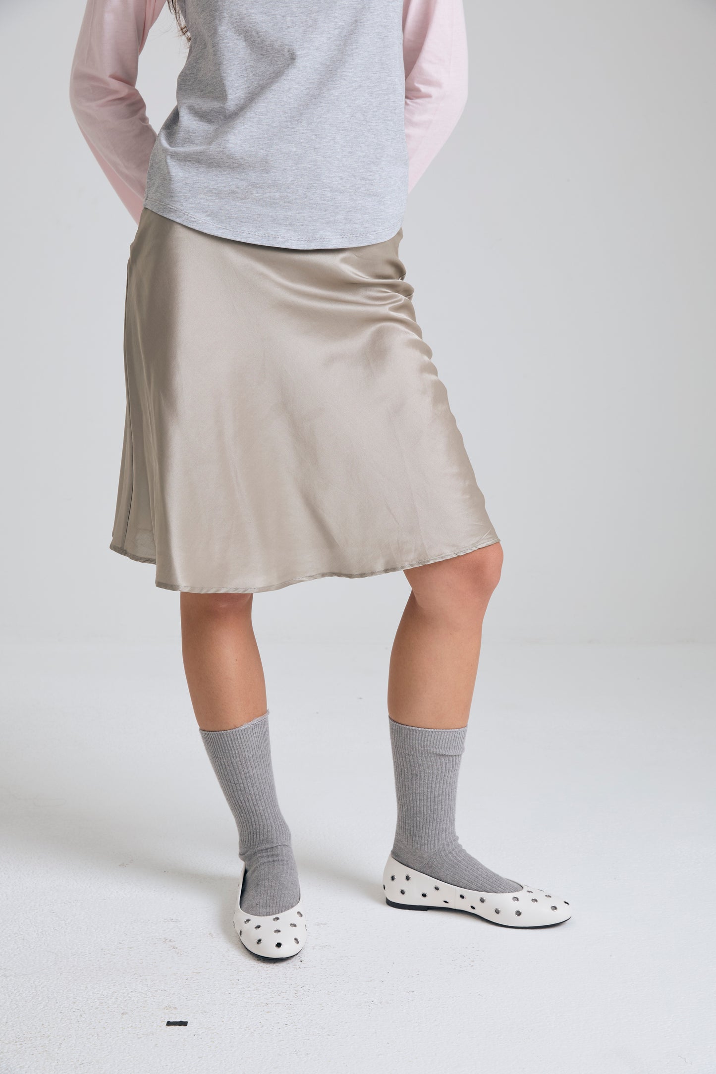 sleep skirt - mid gray