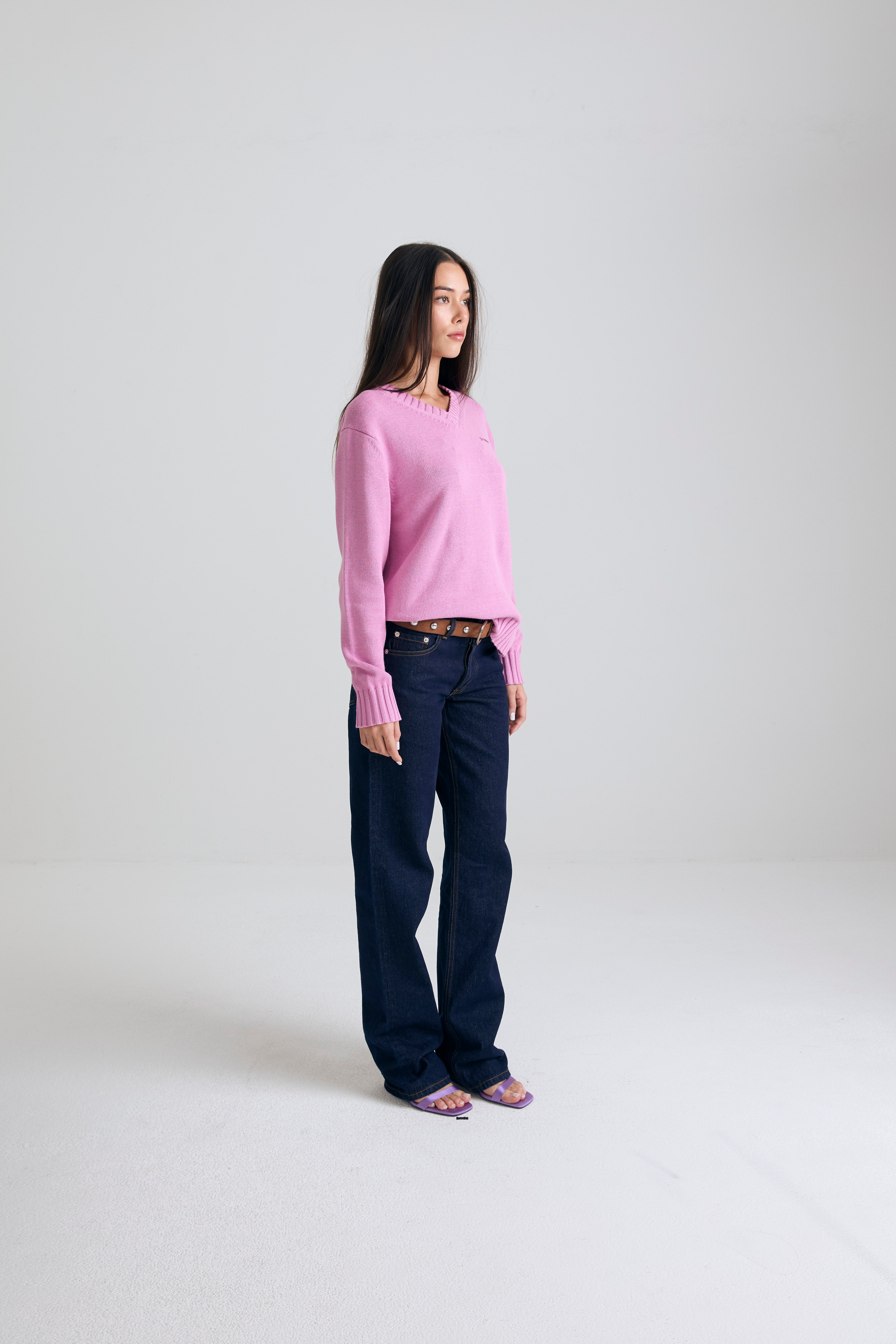 NOREMID RIGID DENIM – NAVY/PINK IMNOT JEANS - RAW DENIM – IMNOTAMORNINGPERSON