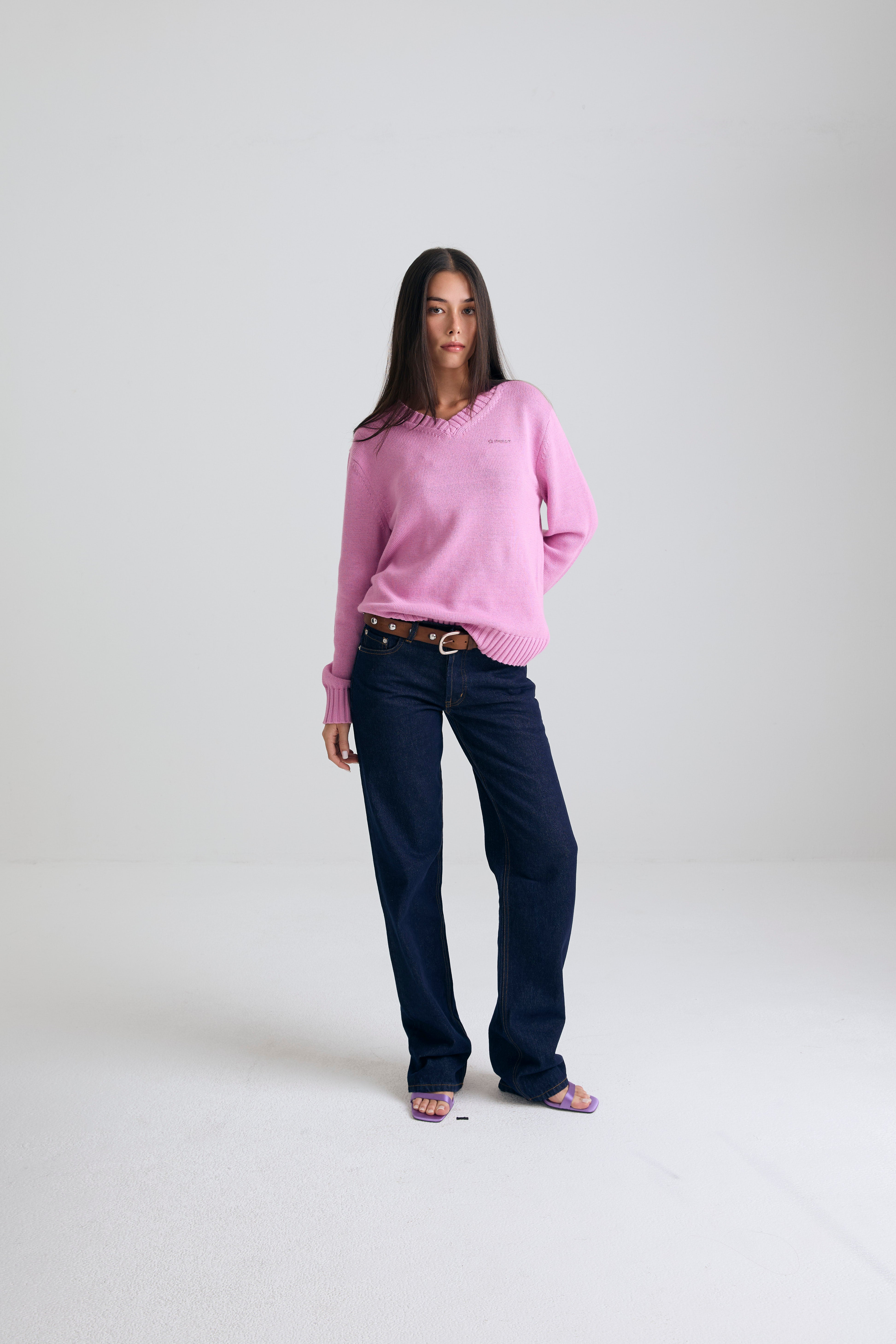 NOREMID RIGID DENIM – NAVY/PINK IMNOT JEANS - RAW DENIM – IMNOTAMORNINGPERSON