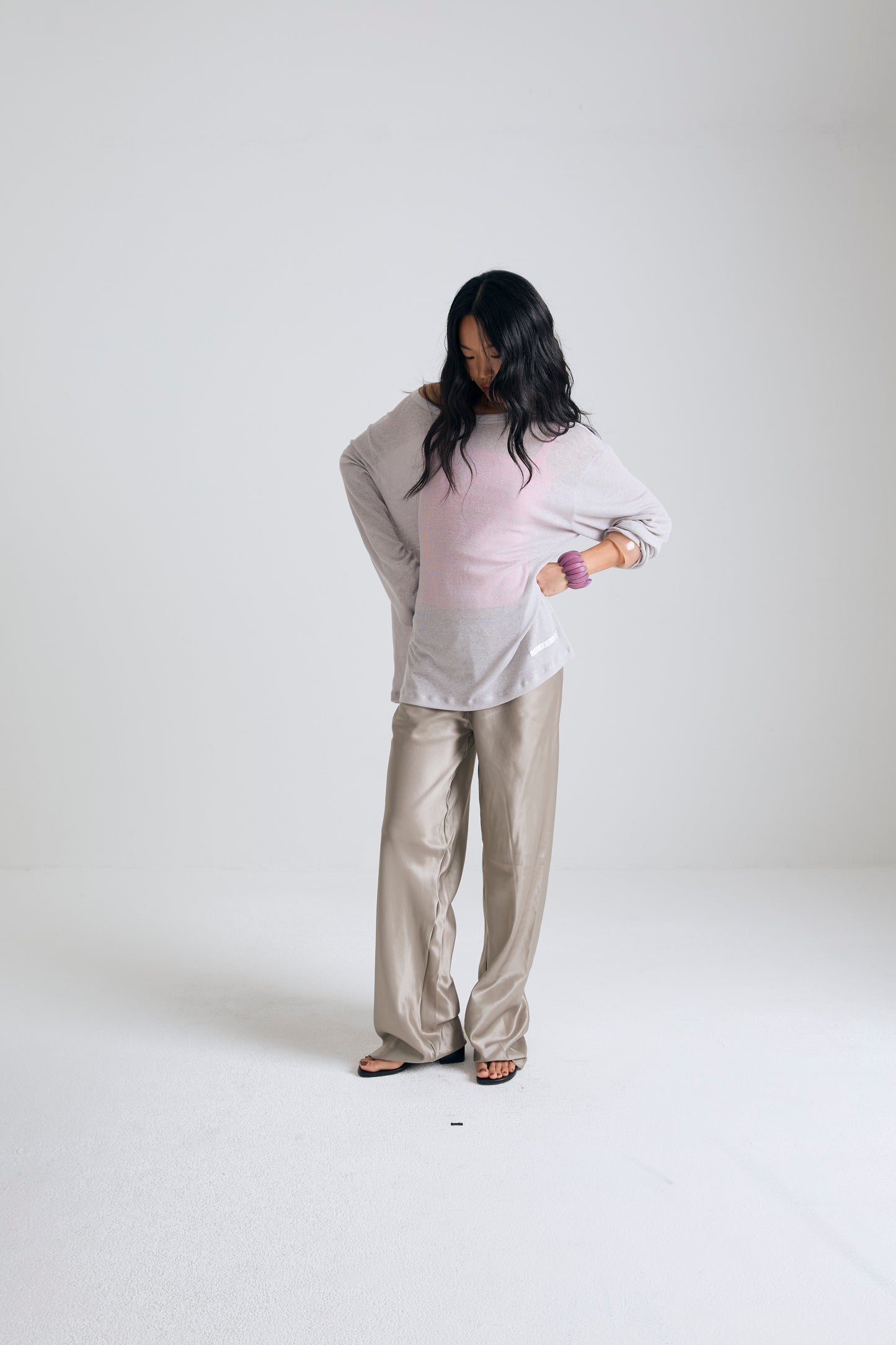sleep trousers - mid gray