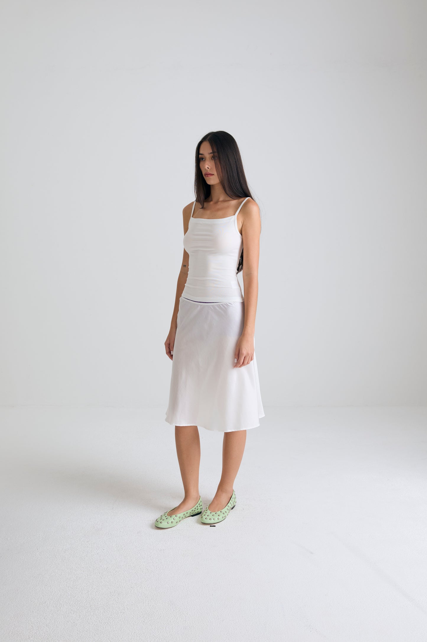 GENTLE CLASSIC CAMISOLE - WHITE