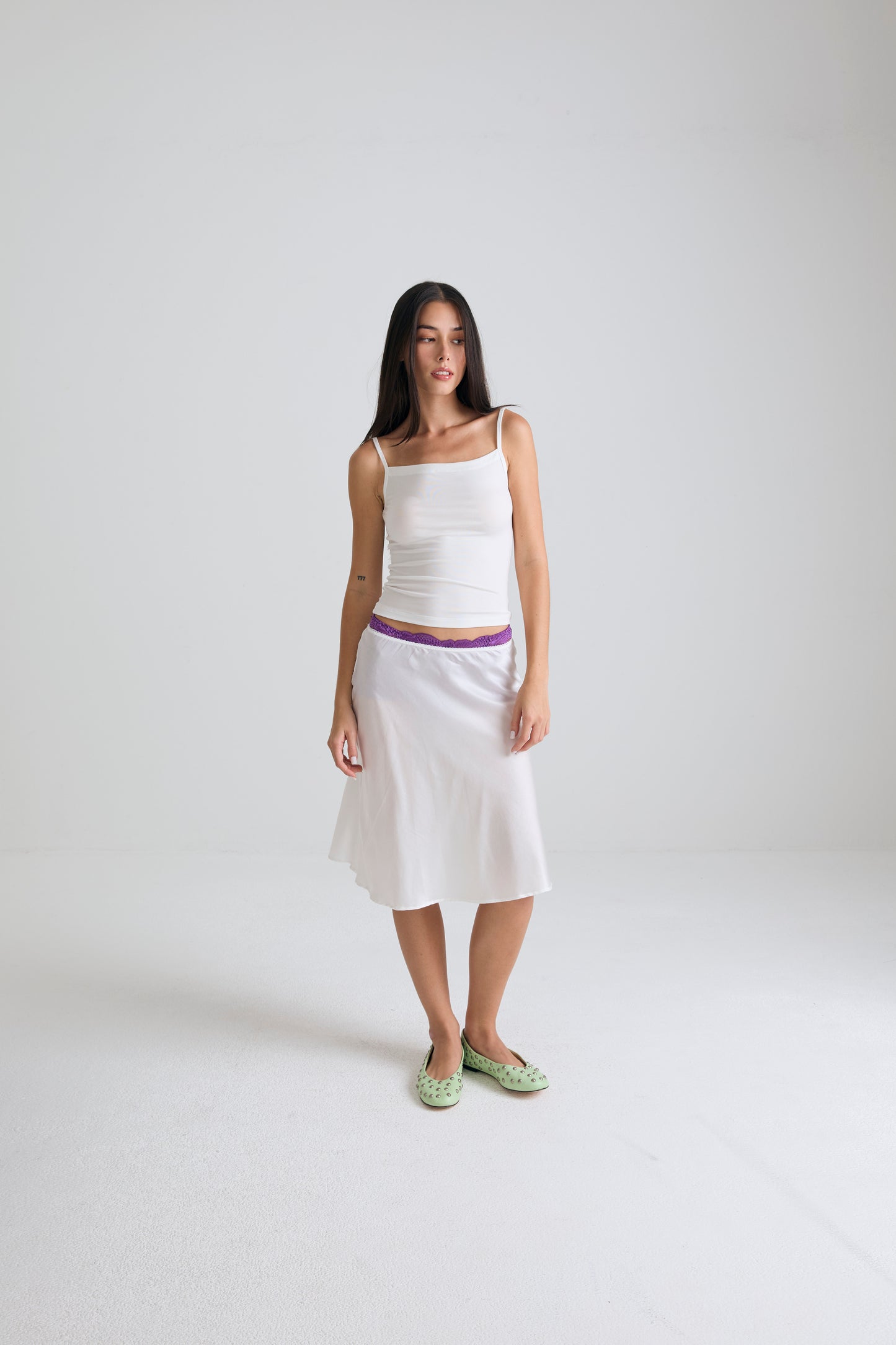 GENTLE CLASSIC CAMISOLE - WHITE