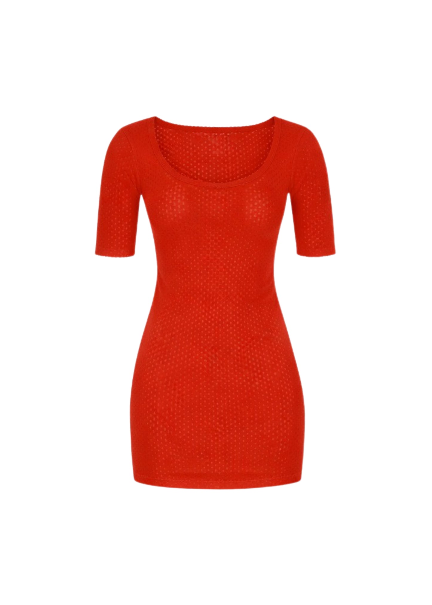 THE CLASSIC REVERSIBLE MINI DRESS - RED