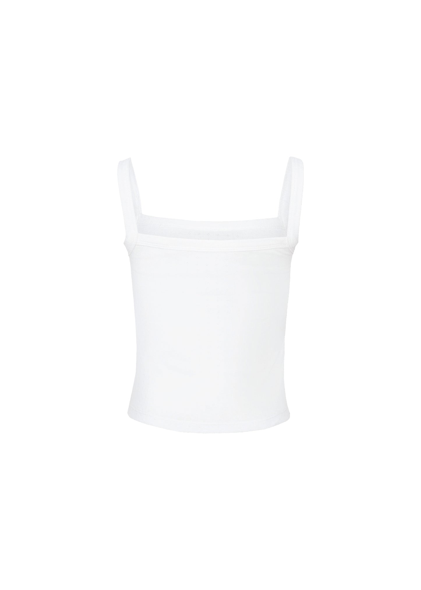 Pointelle Basic Cami Top - Powder