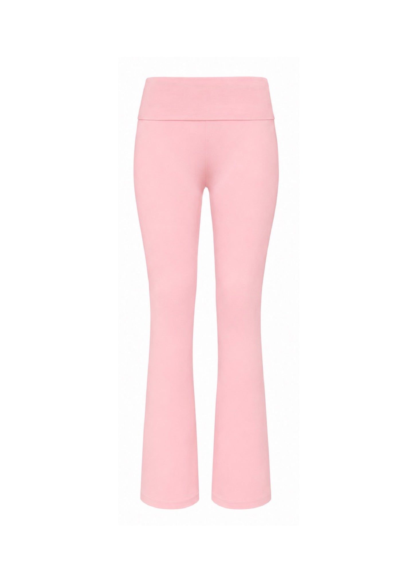 JERSEY FOLDOVER PANTS - ROSE PINK