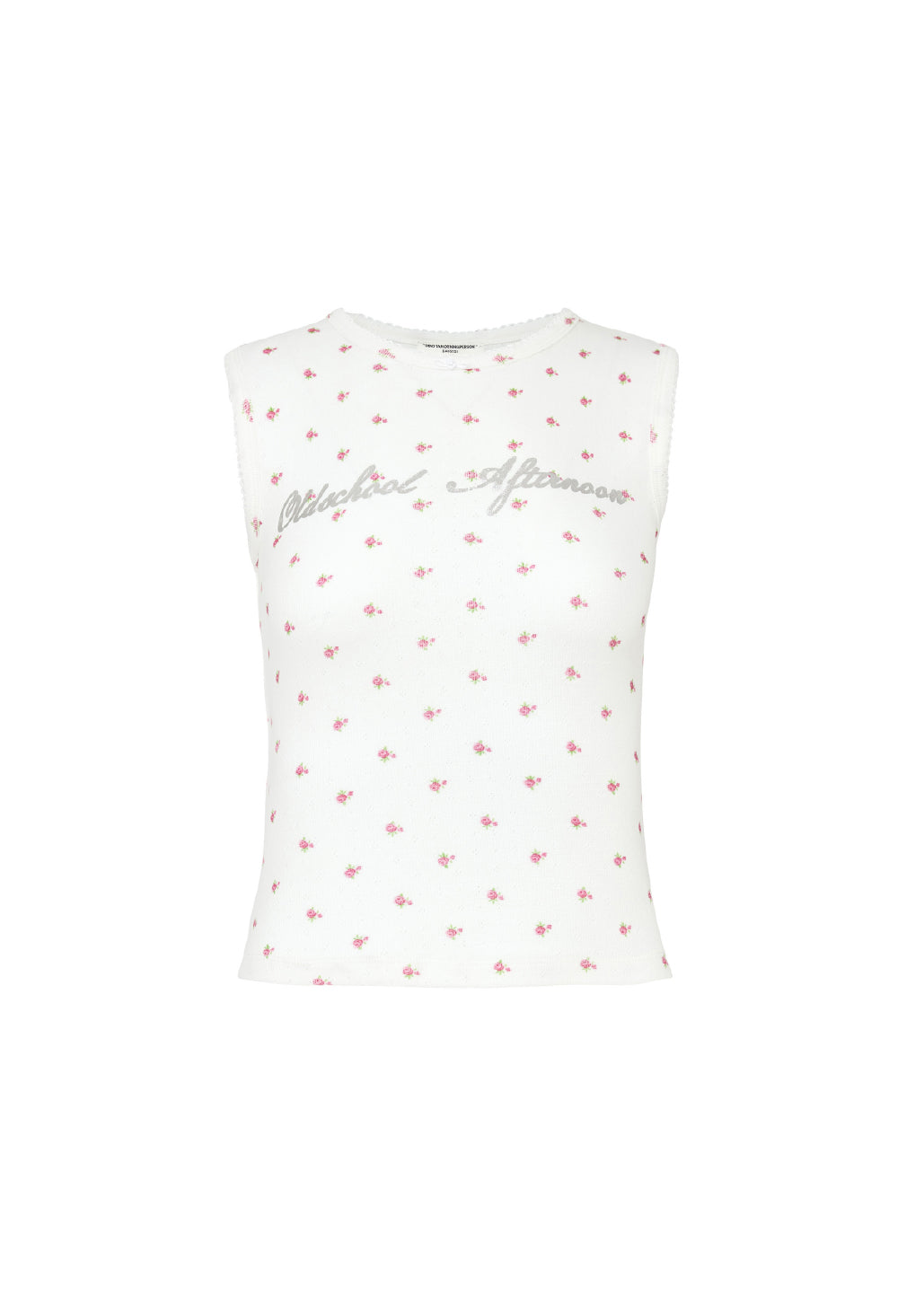 THE SLEEVELESS TOP - pink rose sugar