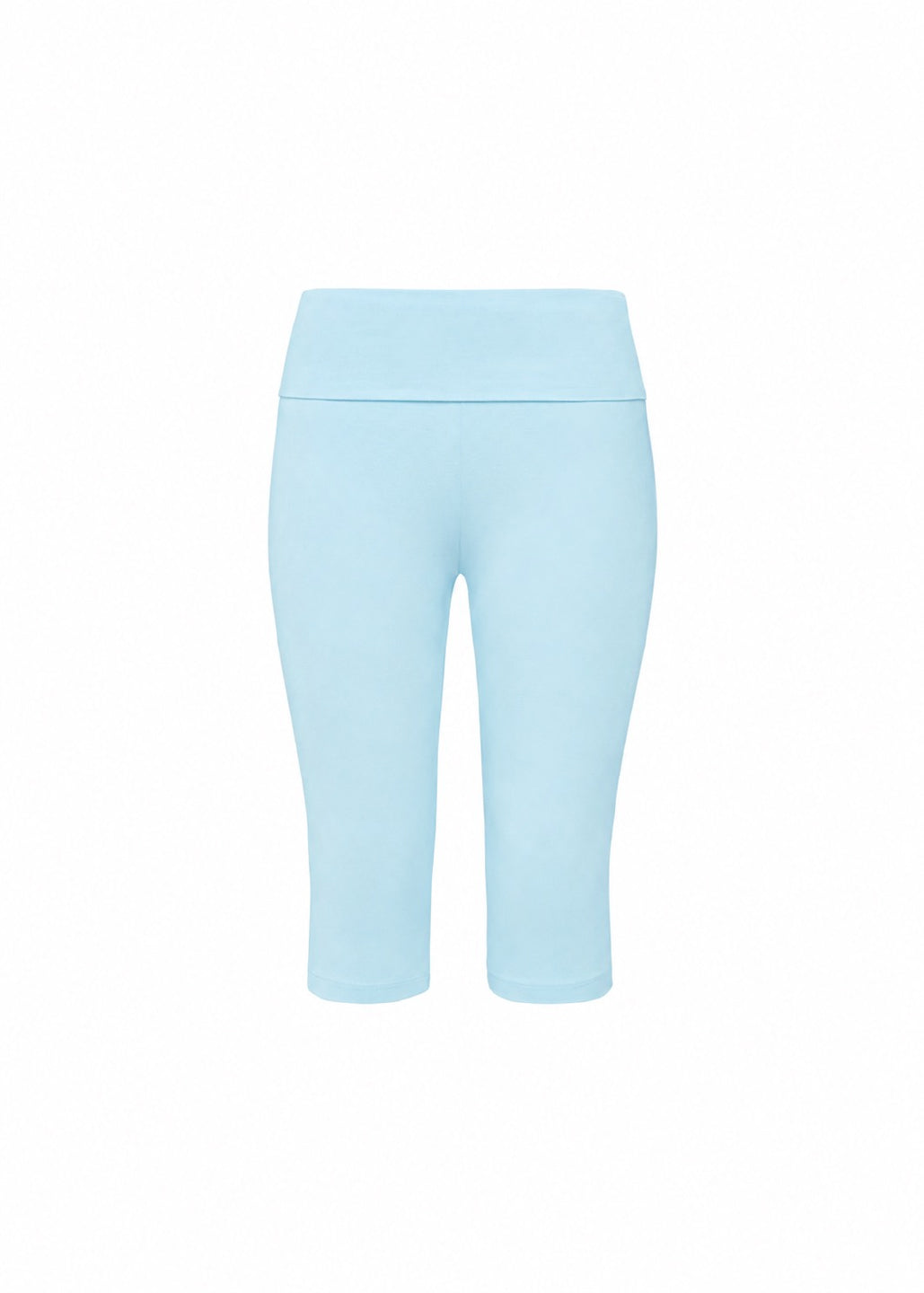 JERSEY FOLDOVER CAPRI LEGGINGS - Jelly Blue