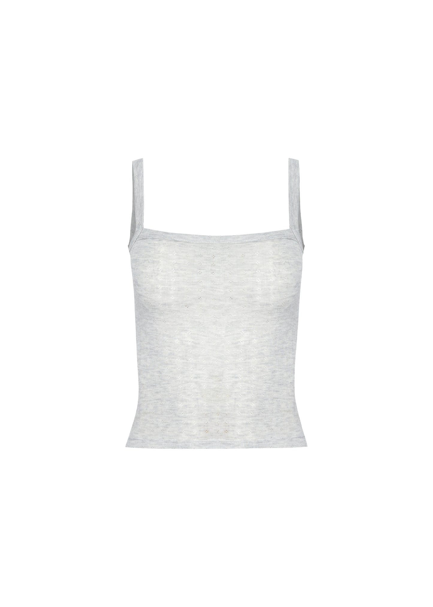 Pointelle Basic Cami Top - Grain