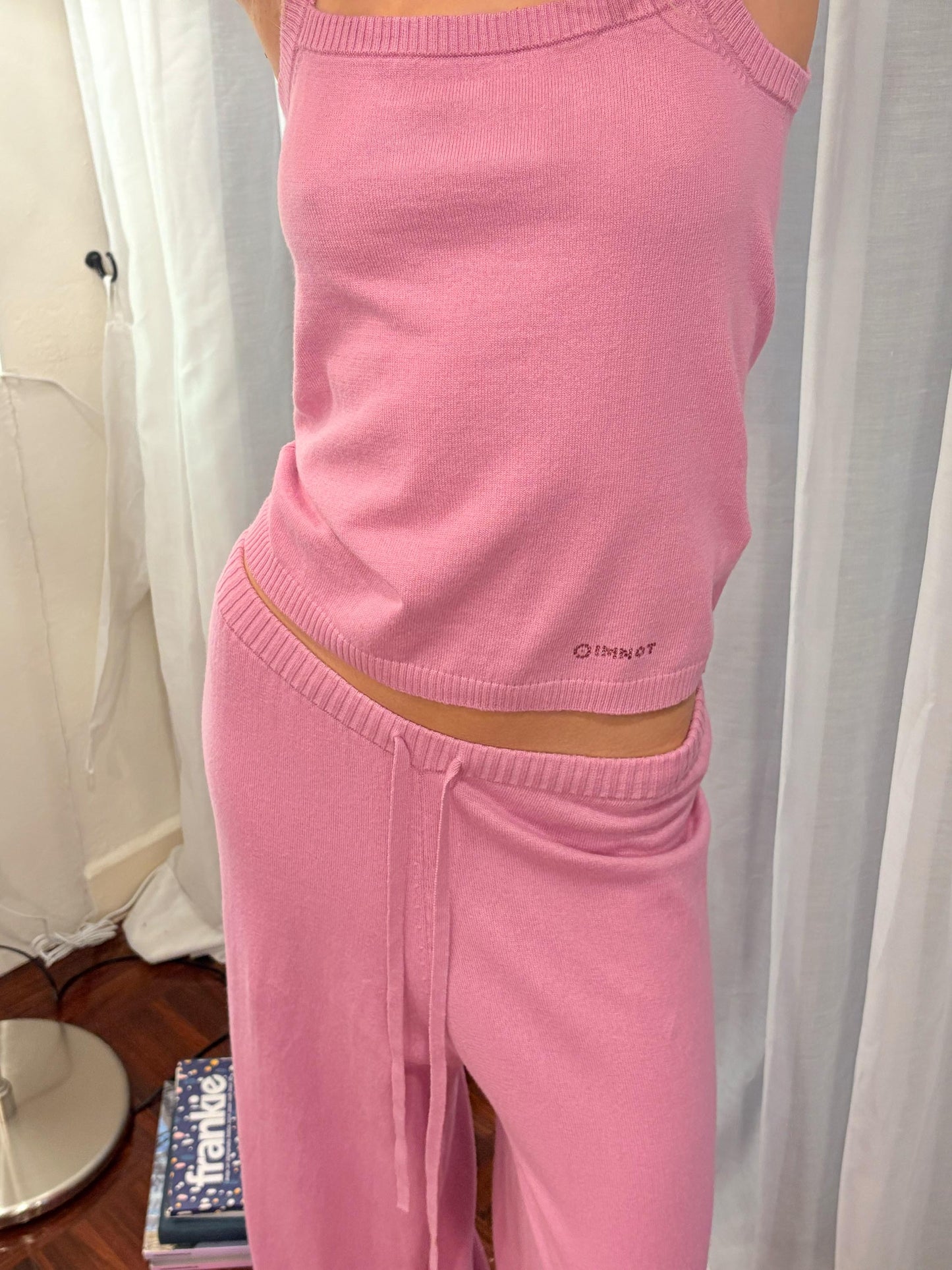 COZY KNIT PANTS- Brush petal