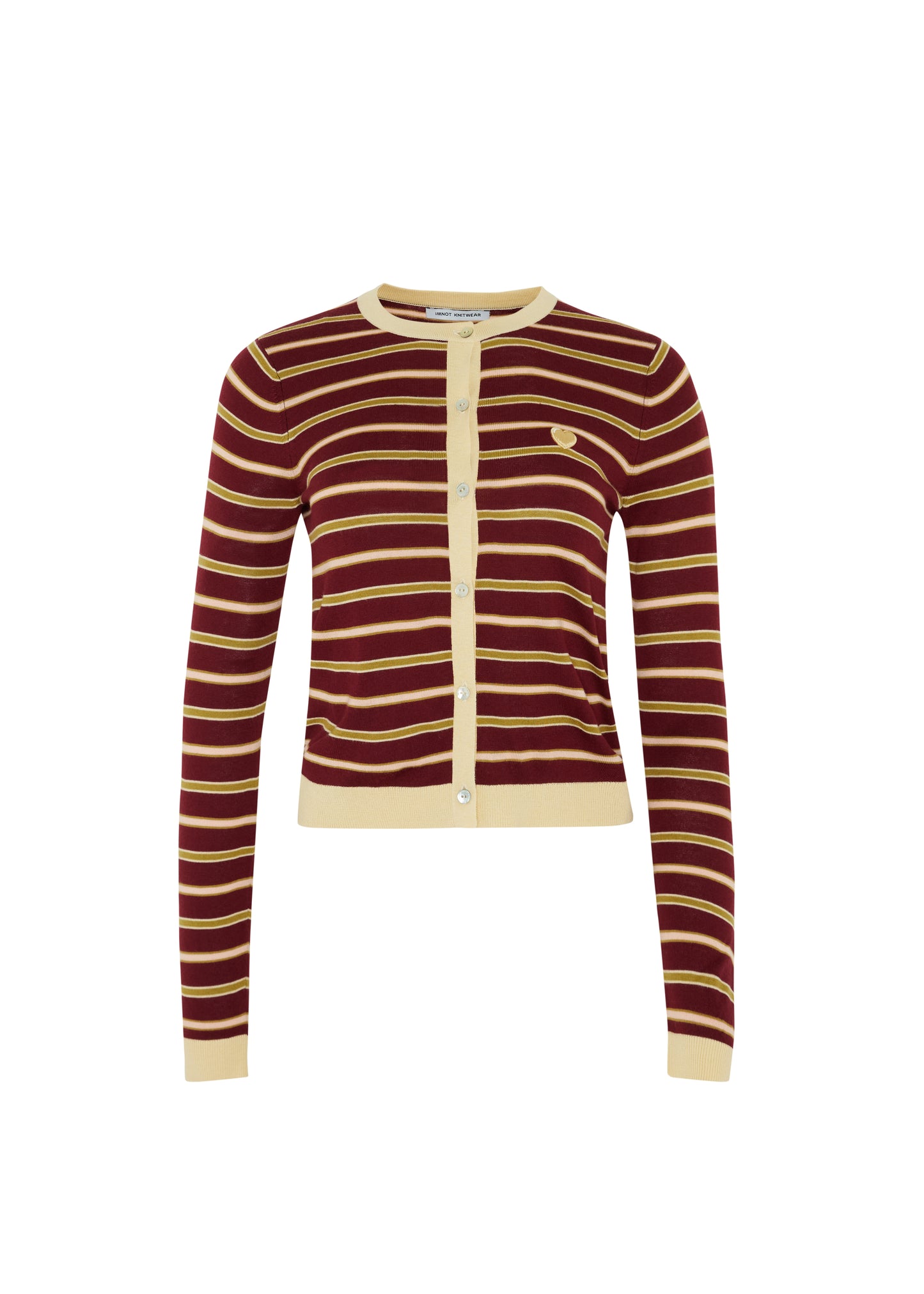 The Baby cardigan - frosted cherry