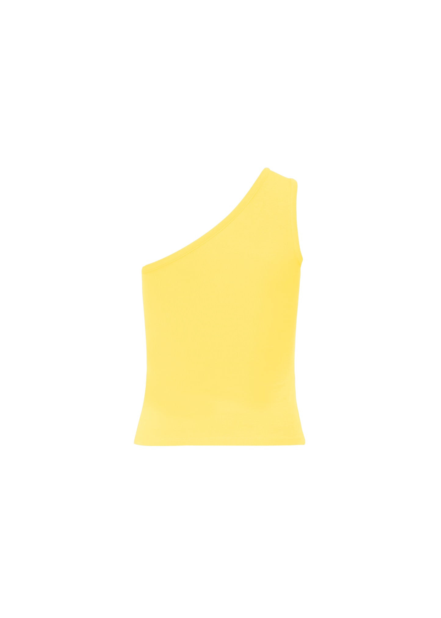 70s one shoulder top - Marigold