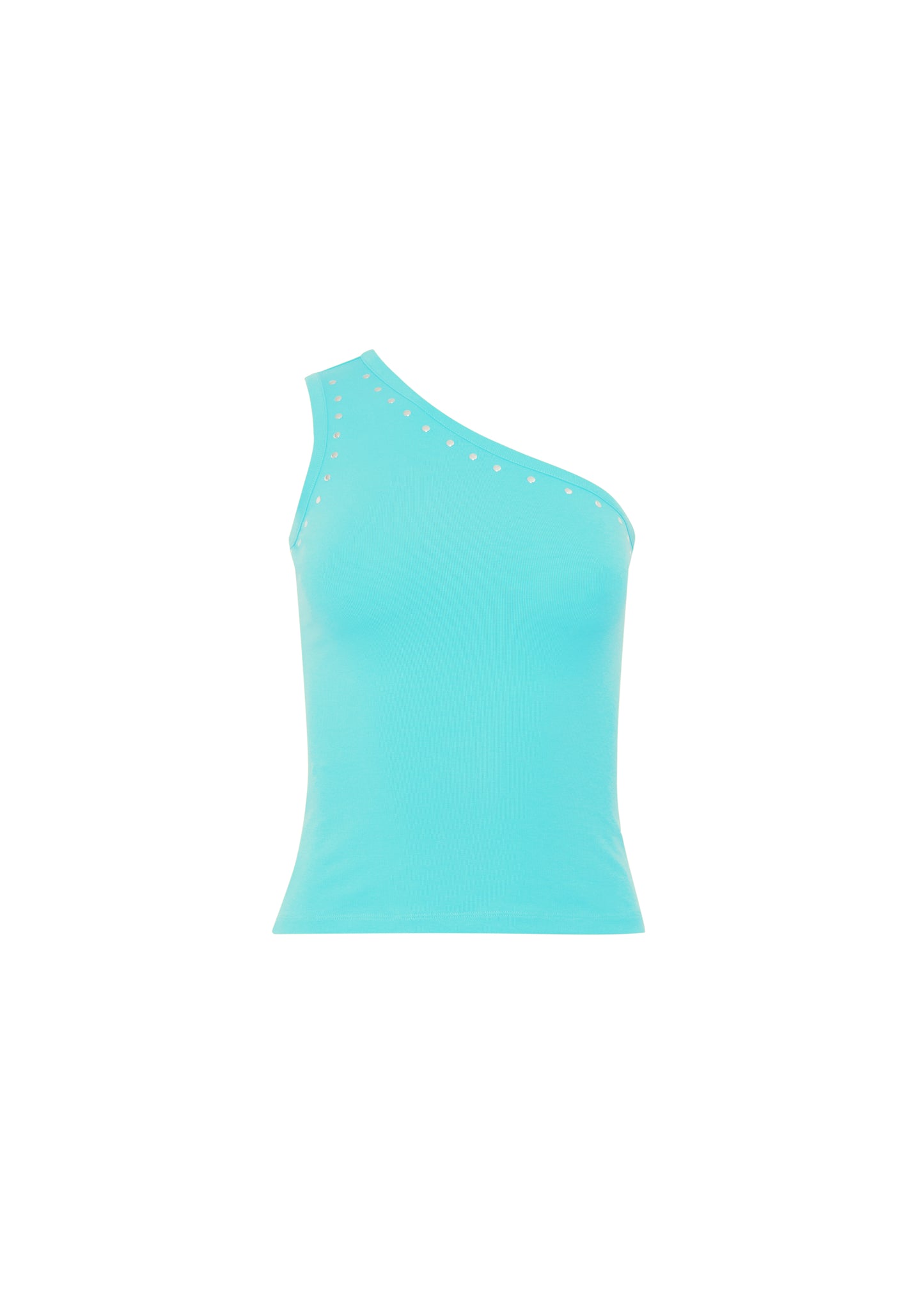 70s one shoulder top - Marine