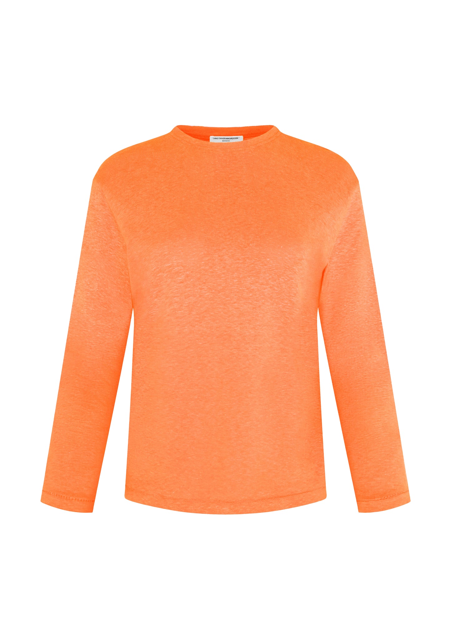 LONG SLEEVE SUMMER T-SHIRT - Saffron