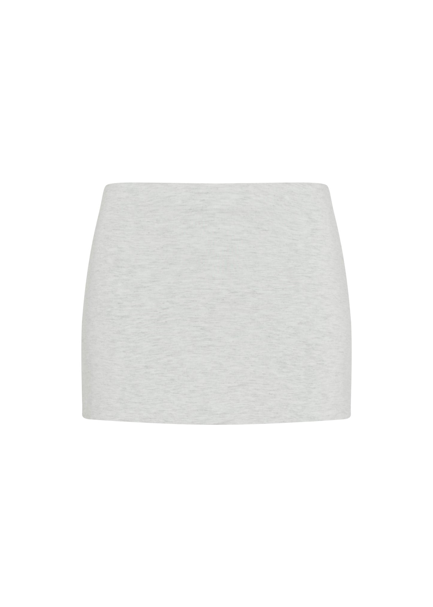 JERSEY FOLDOVER MICRO MIN SKORT - WHITE GRAY