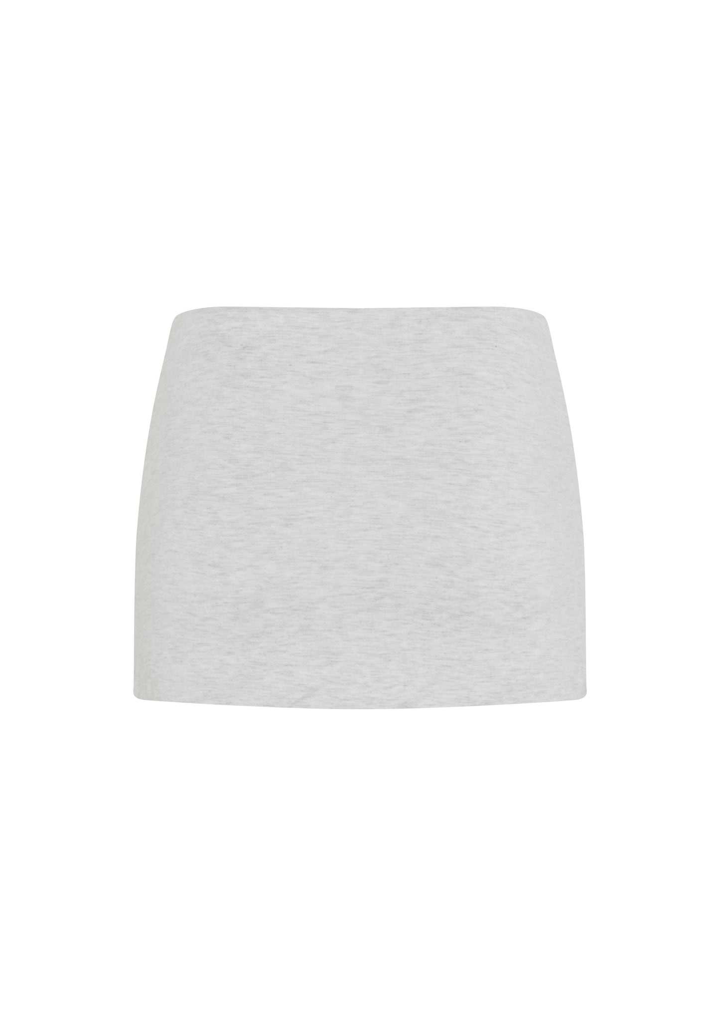 JERSEY FOLDOVER MICRO MIN SKORT - WHITE GRAY