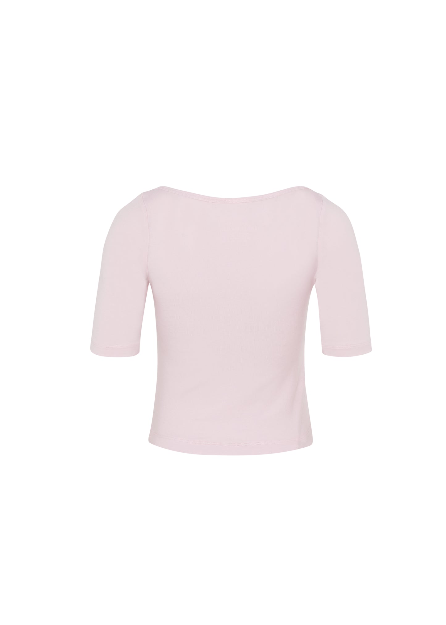GENTLE ELBOW SLEEVE TOP - GENTLE PINK