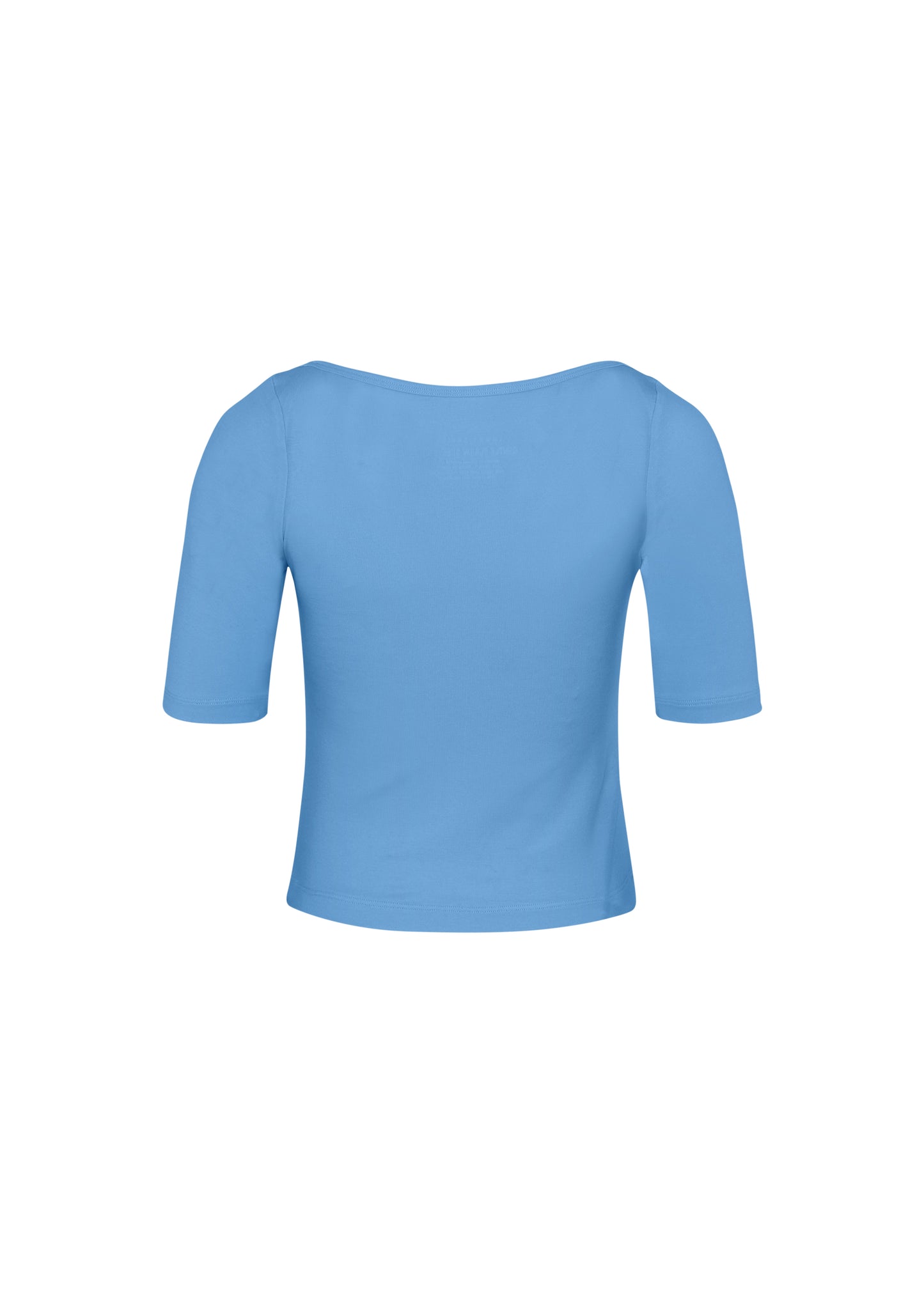 GENTLE ELBOW SLEEVE TOP - FRENCH BLUE
