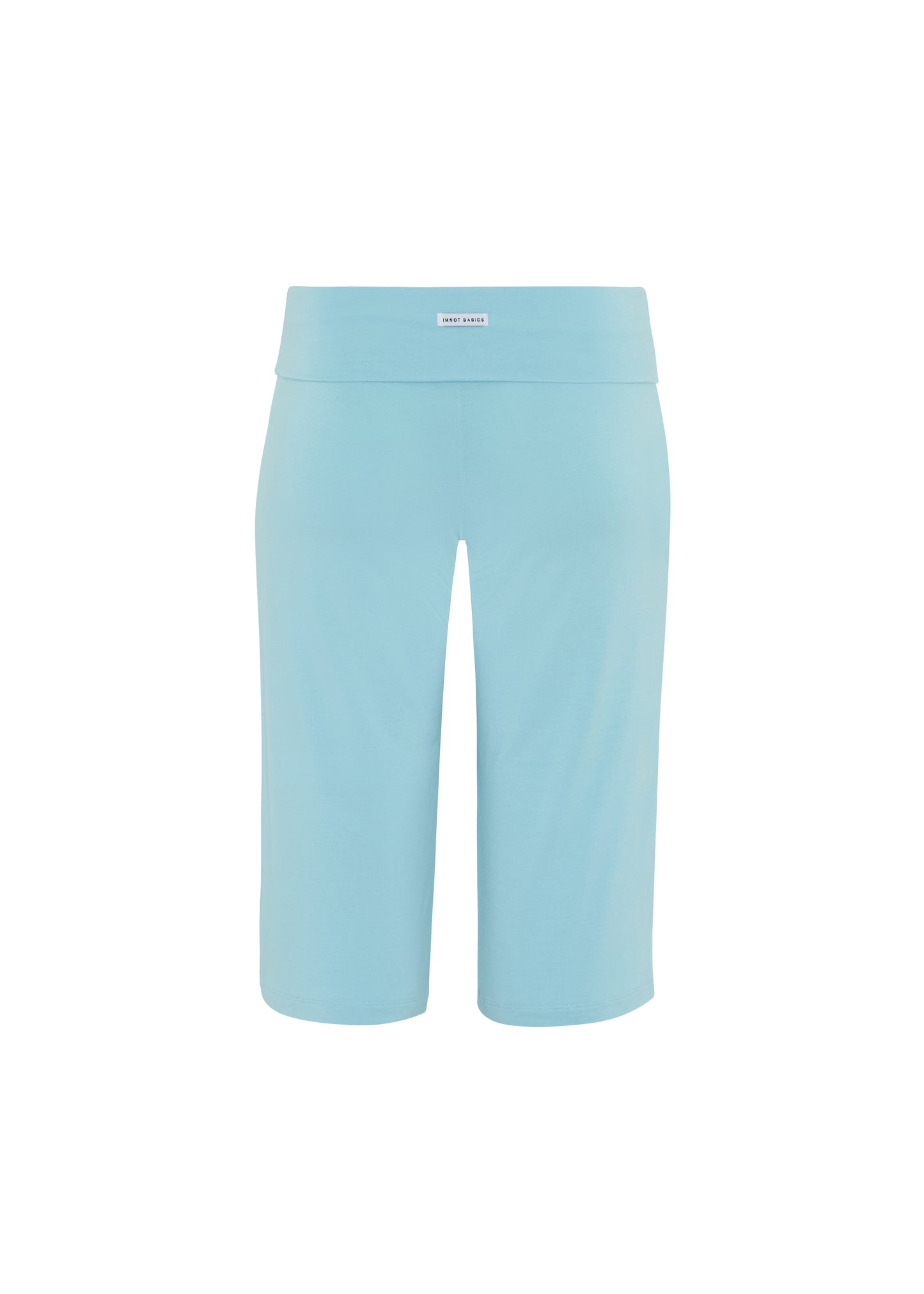 JERSEY FOLDOVER CAPRI PANTS - JELLY BLUE