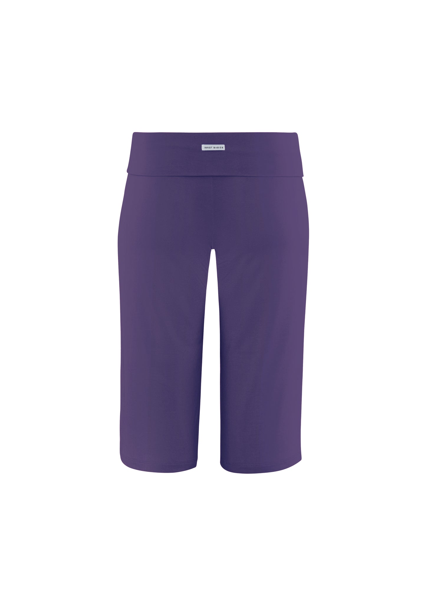 JERSEY FOLDOVER CAPRI PANTS - Mangosteen