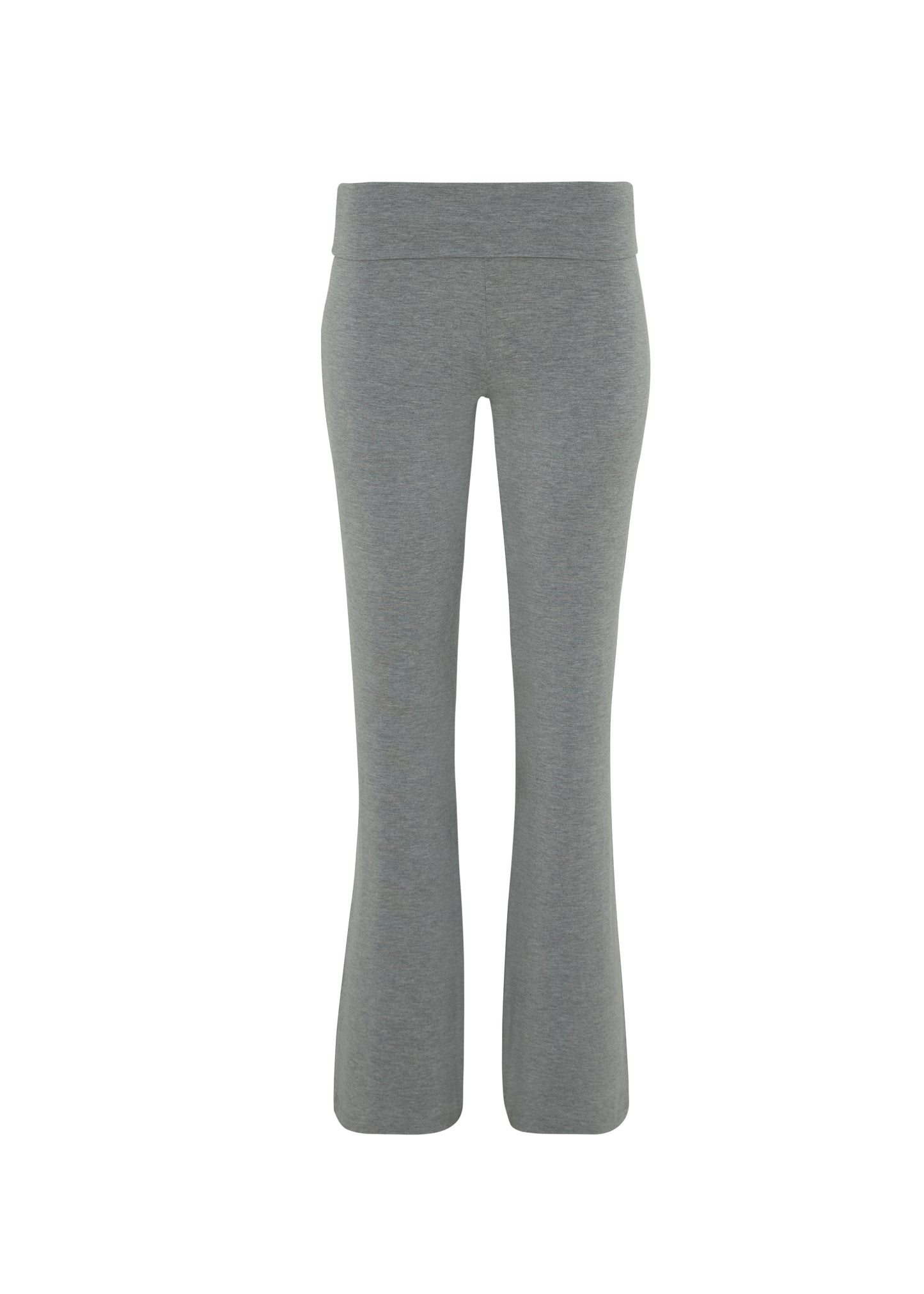 JERSEY FOLDOVER PANTS - GRAY